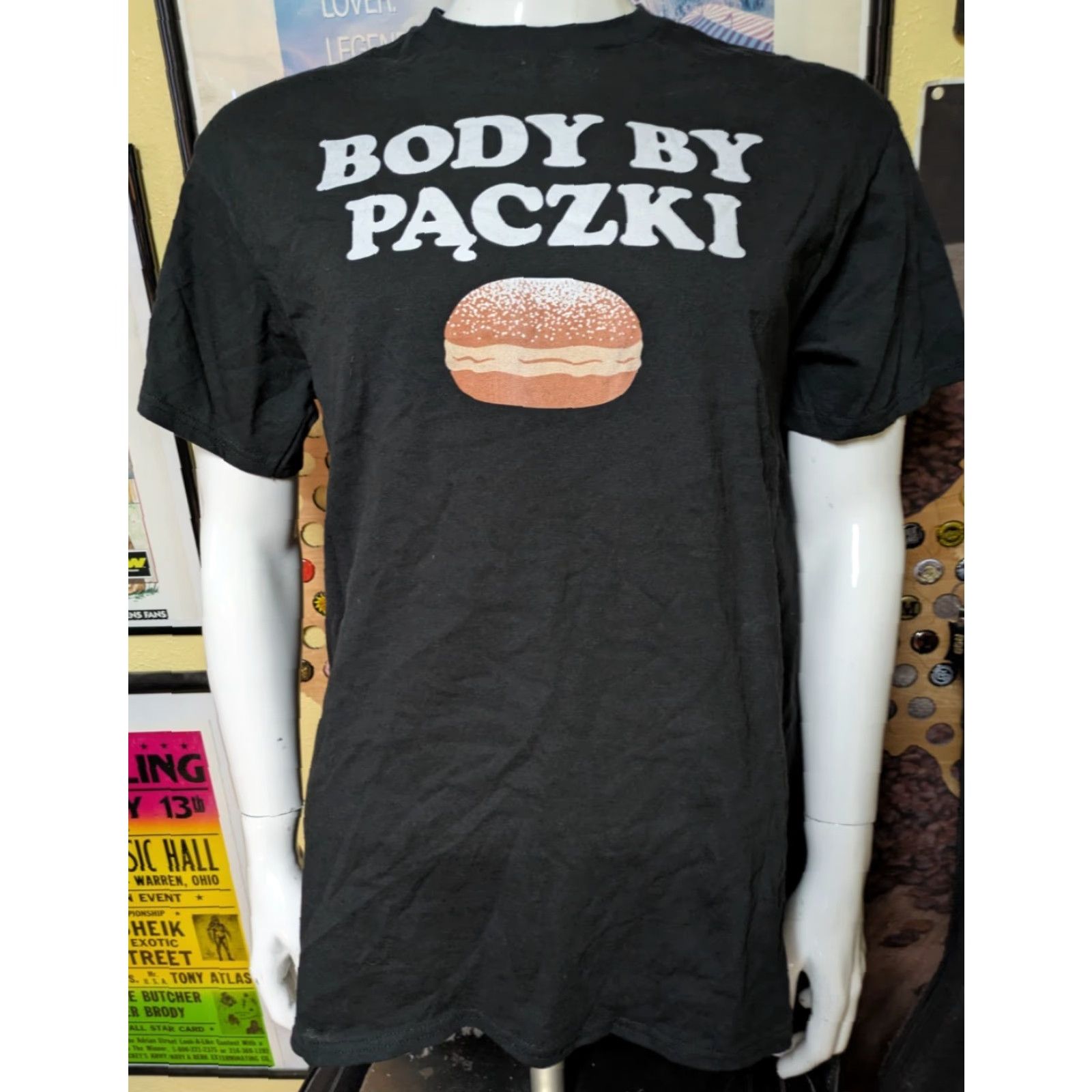 Delta Body By Paczki Pączki Polish Pastry T Shirt Large Fat Tuesday Lent Nice Size US L / EU 52-54 / 3 - 2 Thumbnail