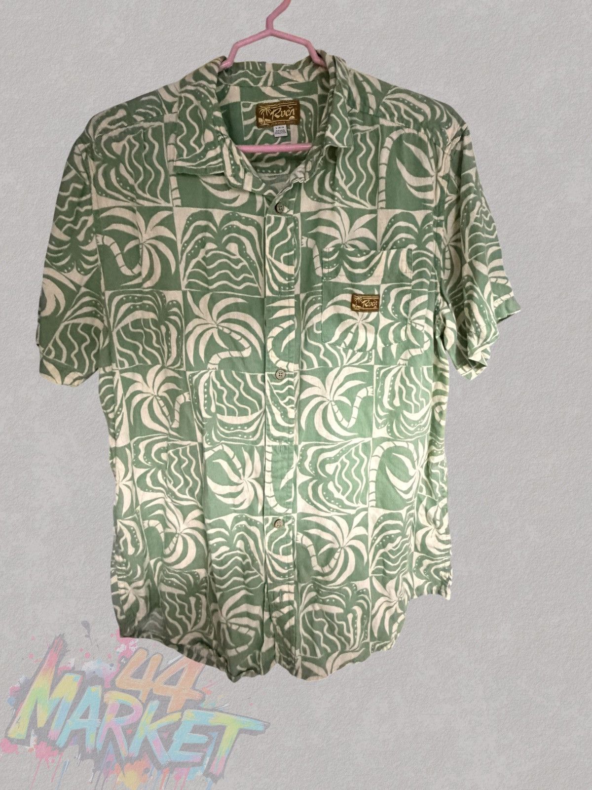 RVCA RVCA mens Large Aloha shirt Size US L / EU 52-54 / 3 - 1 Thumbnail