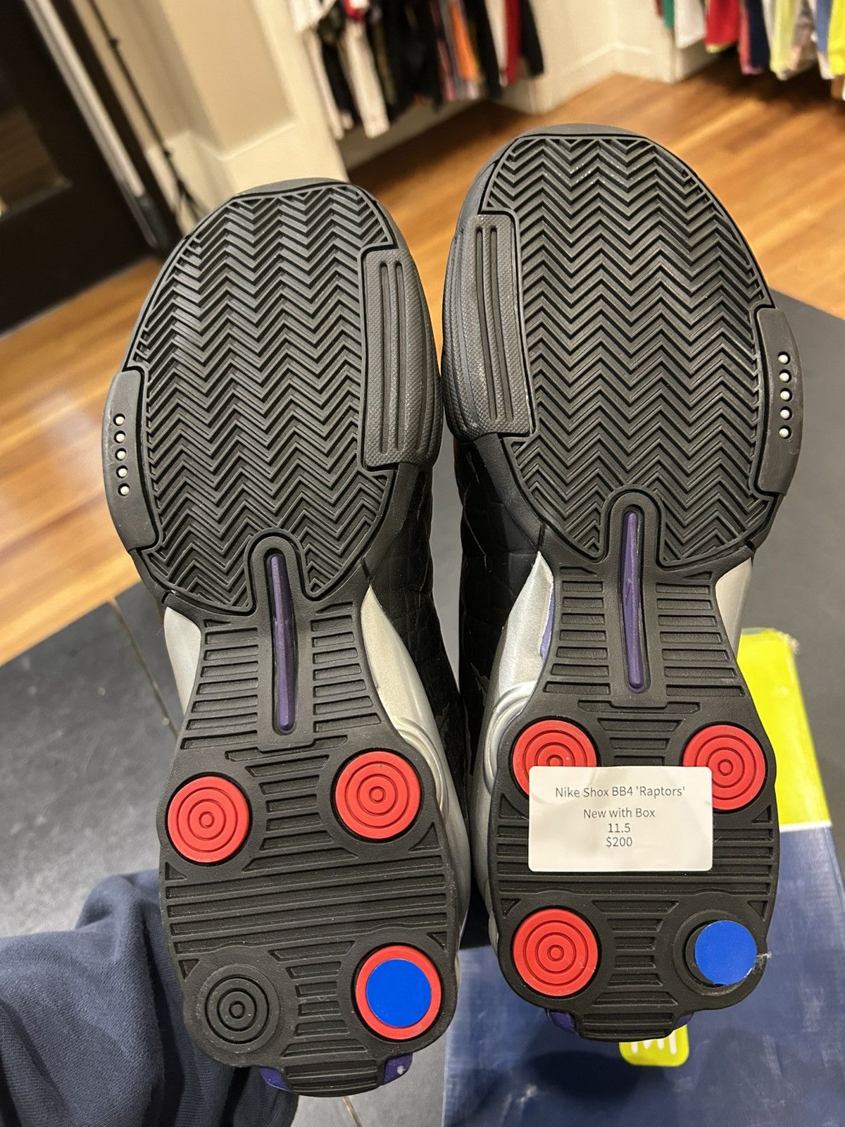 Nike Nike Shox BB4 ‘Raptors’ Size US 11.5 / EU 44-45 - 5 Thumbnail