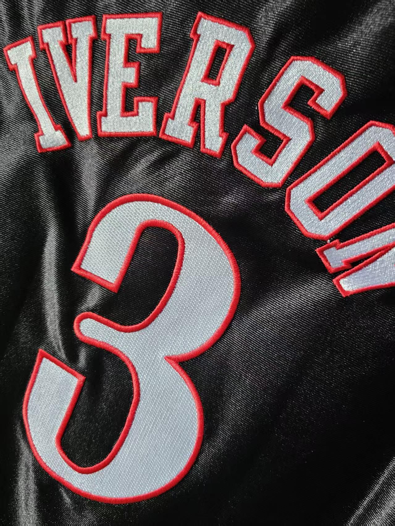 NBA Allen Iverson Jersey Philadelphia 76ers 3 Double Stitched Size US XL / EU 56 / 4 - 5 Thumbnail