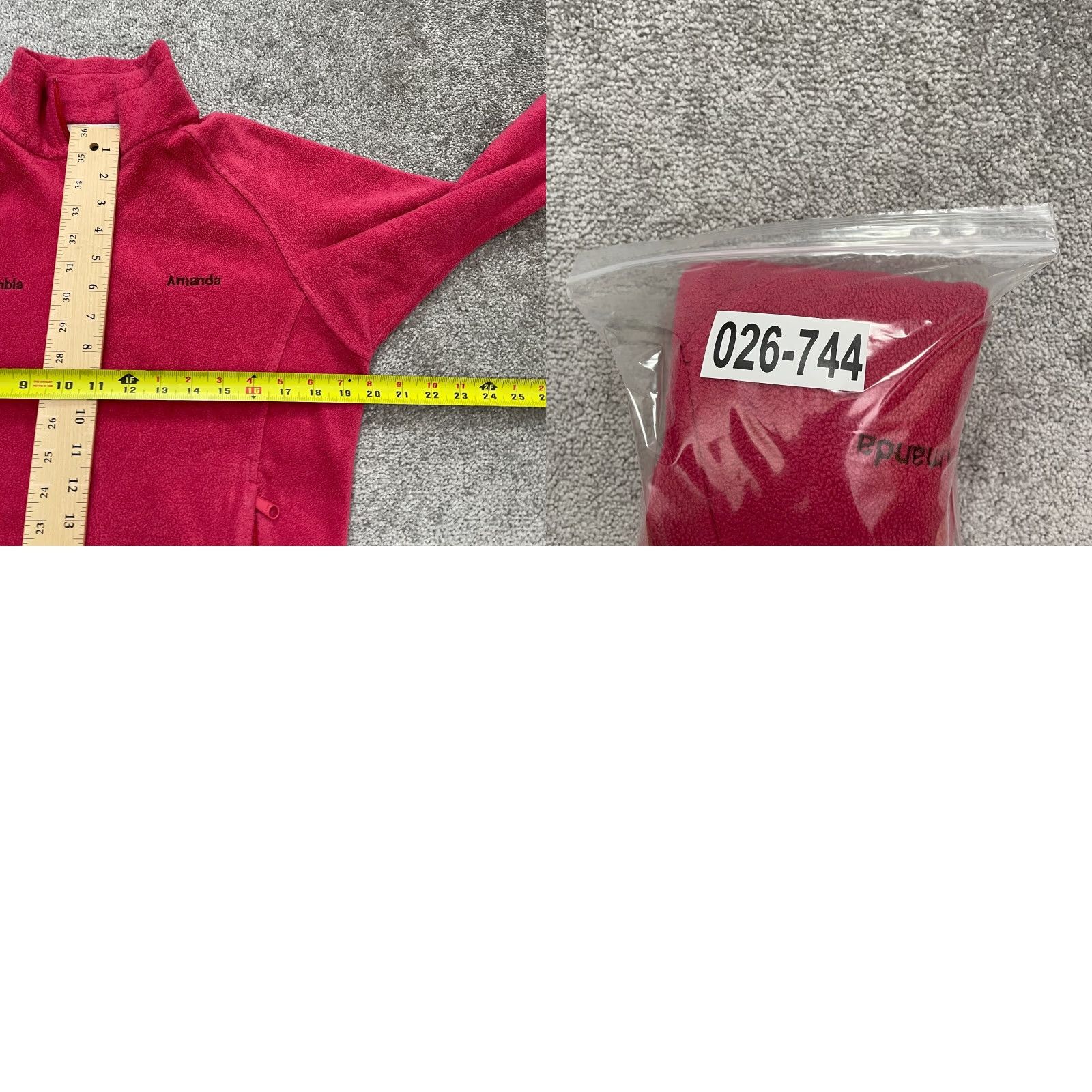 Pinko Columbia Benton Springs Fleece Jacket Womens Small Pink Full Zip Outdoor Hiking Size S / US 4 / IT 40 - 9 Thumbnail
