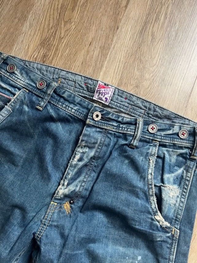 Prps Sashiko Boro Japanese Patchwork Denim Size US 34 / EU 50 - 3 Thumbnail