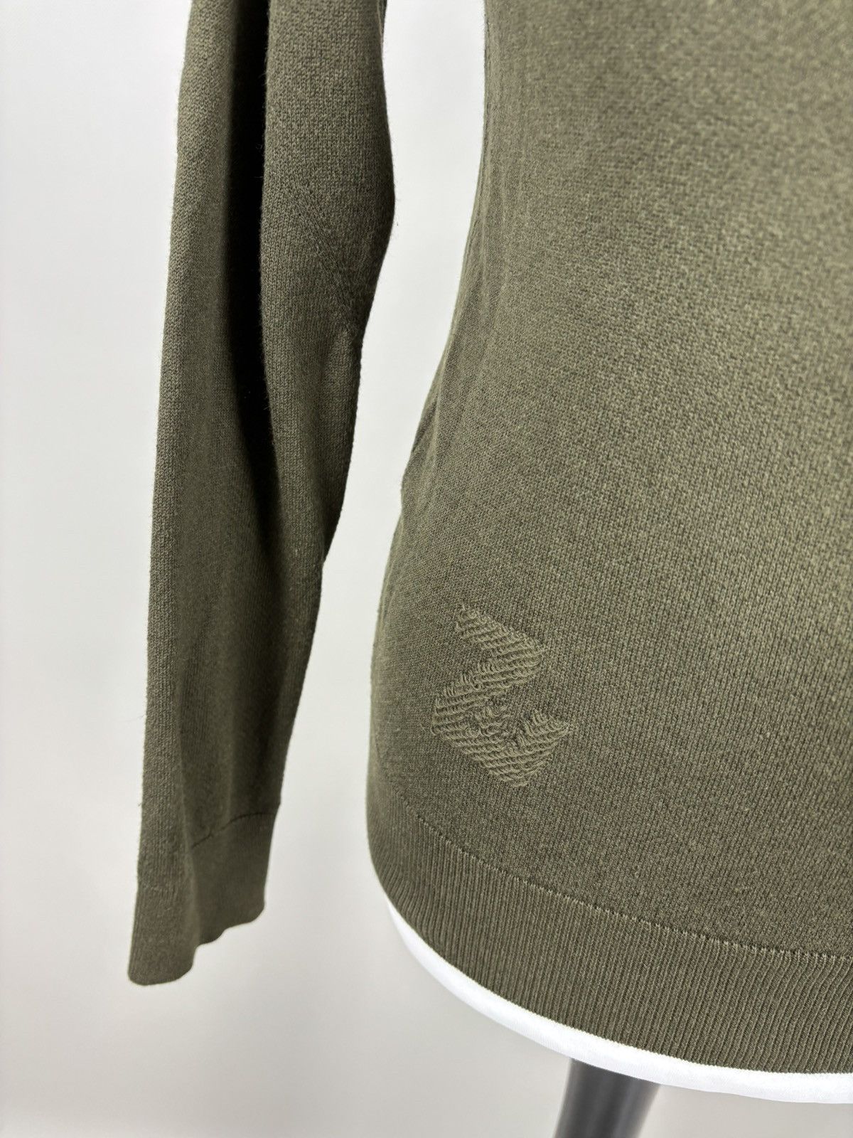 Zadig & Voltaire Mens sweater Zadig Voltaire Size S Color Green/Khaki Size US S / EU 44-46 / 1 - 6 Thumbnail