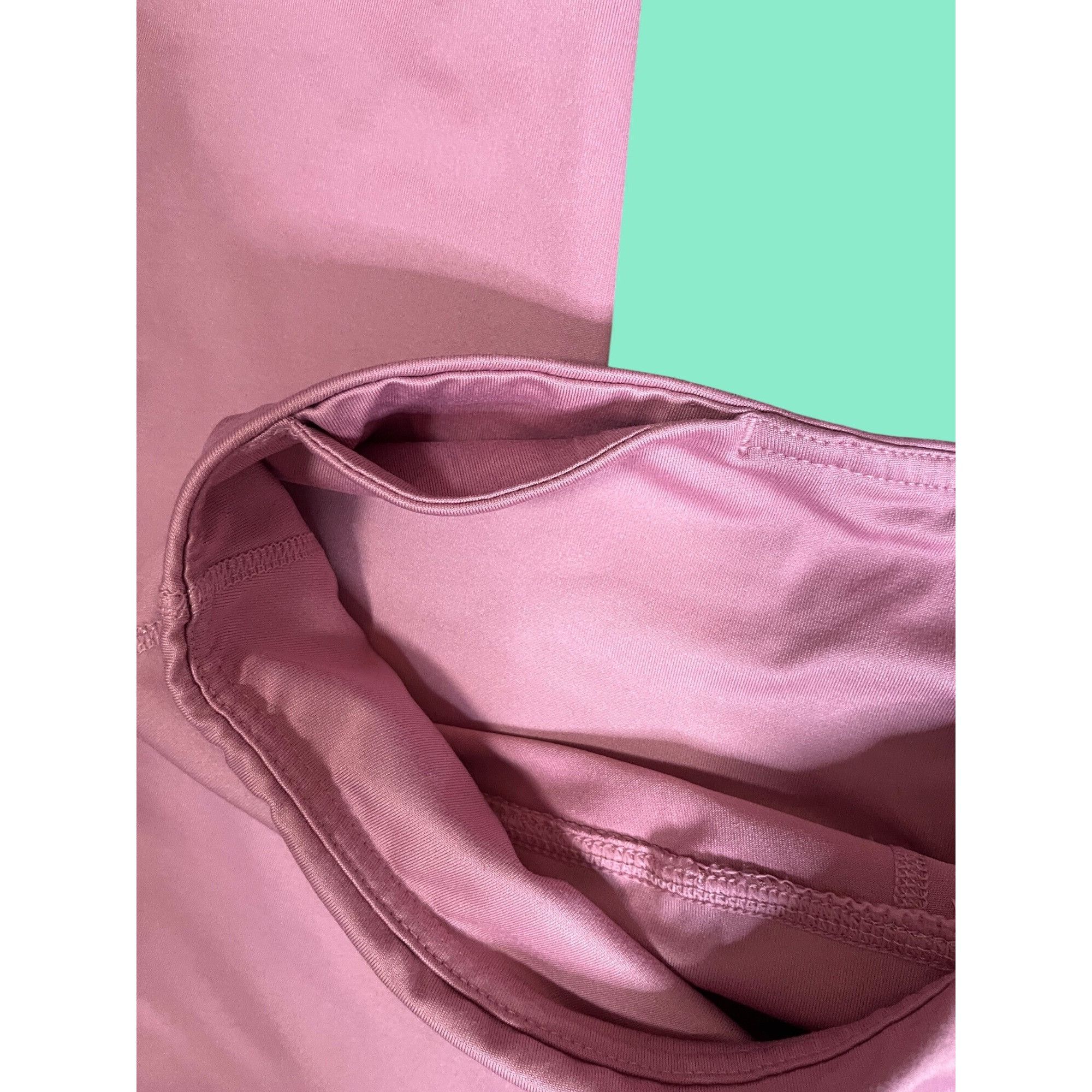 Other Velocity Womens High-Waist Pink Cropped Leggings Size M Stre Size 30" / US 8 / IT 44 - 3 Thumbnail