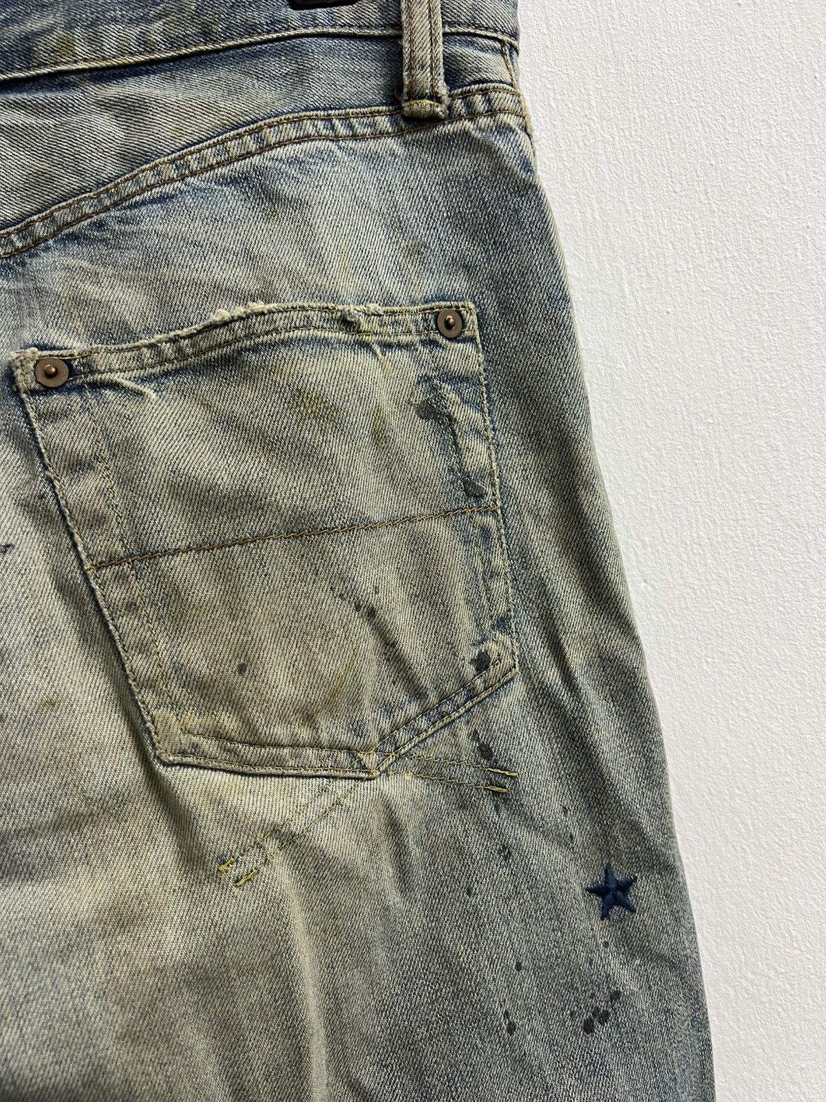 Maison MIHARA YASUHIRO Mihara Yasuhiro Damaged Repair Denim Pants Size US 32 / EU 48 - 14 Thumbnail