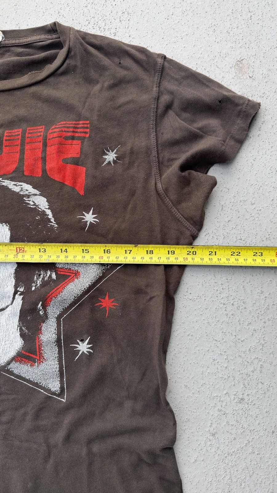 Vintage Vintage Distressed David Bowie Baby Tee Size US M / EU 48-50 / 2 - 9 Thumbnail