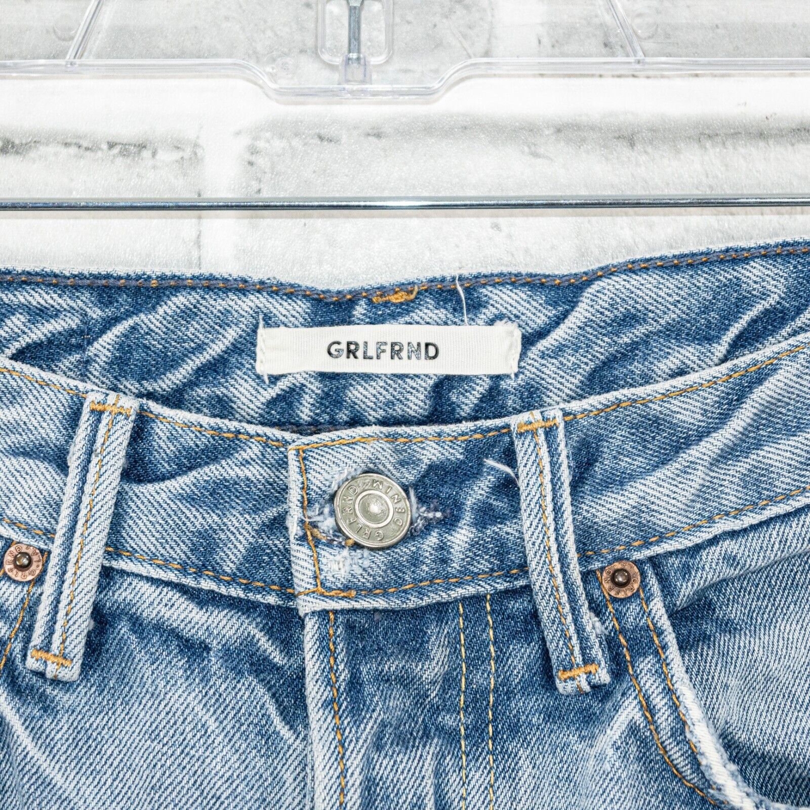 GRLFRND GRLFRND Karolina High Rise Straight Crop Jeans more love Size 26" / US 2 / IT 38 - 6 Thumbnail