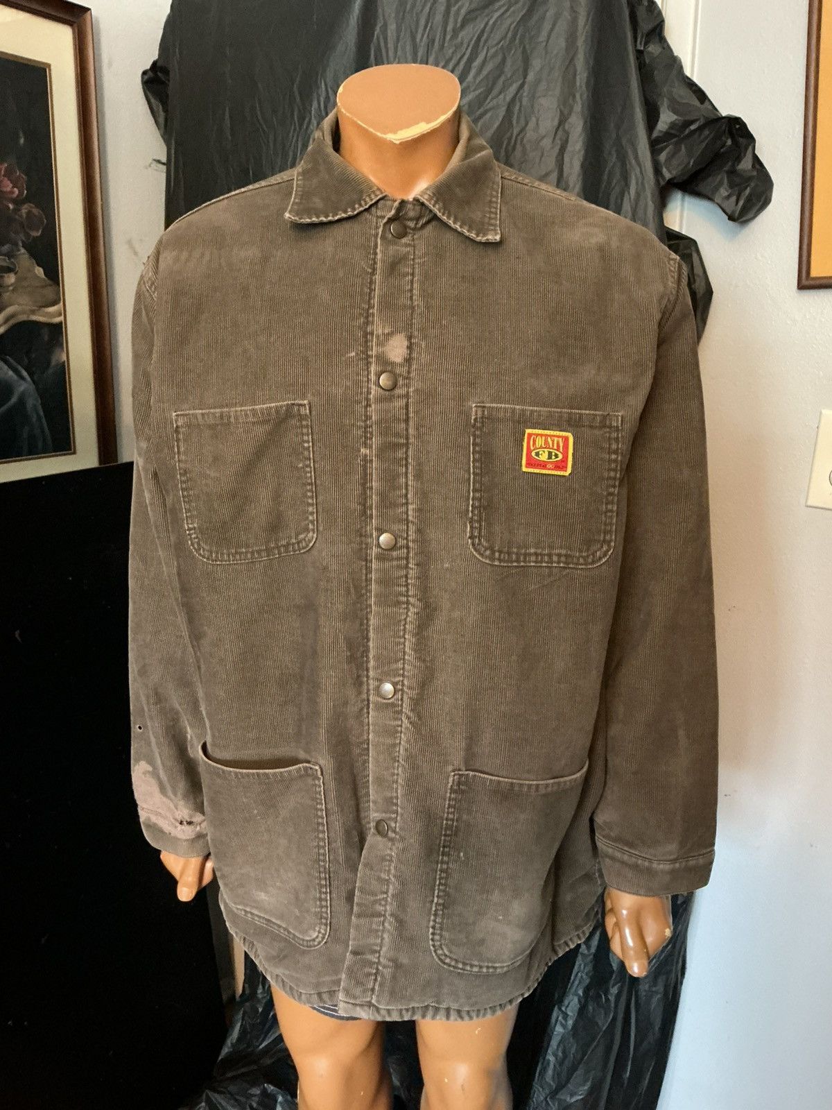 Vintage Vintage FB County Real OG Frisco Corduroy Workwear Jacket Size US XXL / EU 58 / 5 - 18 Thumbnail
