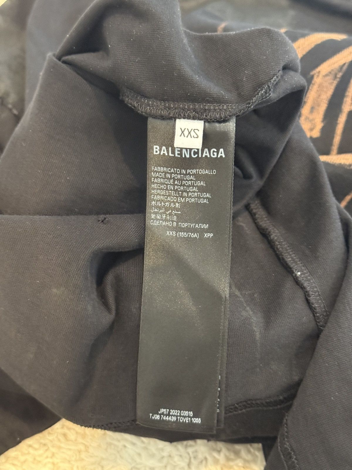 Balenciaga Balenciaga OVERSIZED Heavy Metal Tshirt Size US XXS / EU 40 - 10 Thumbnail