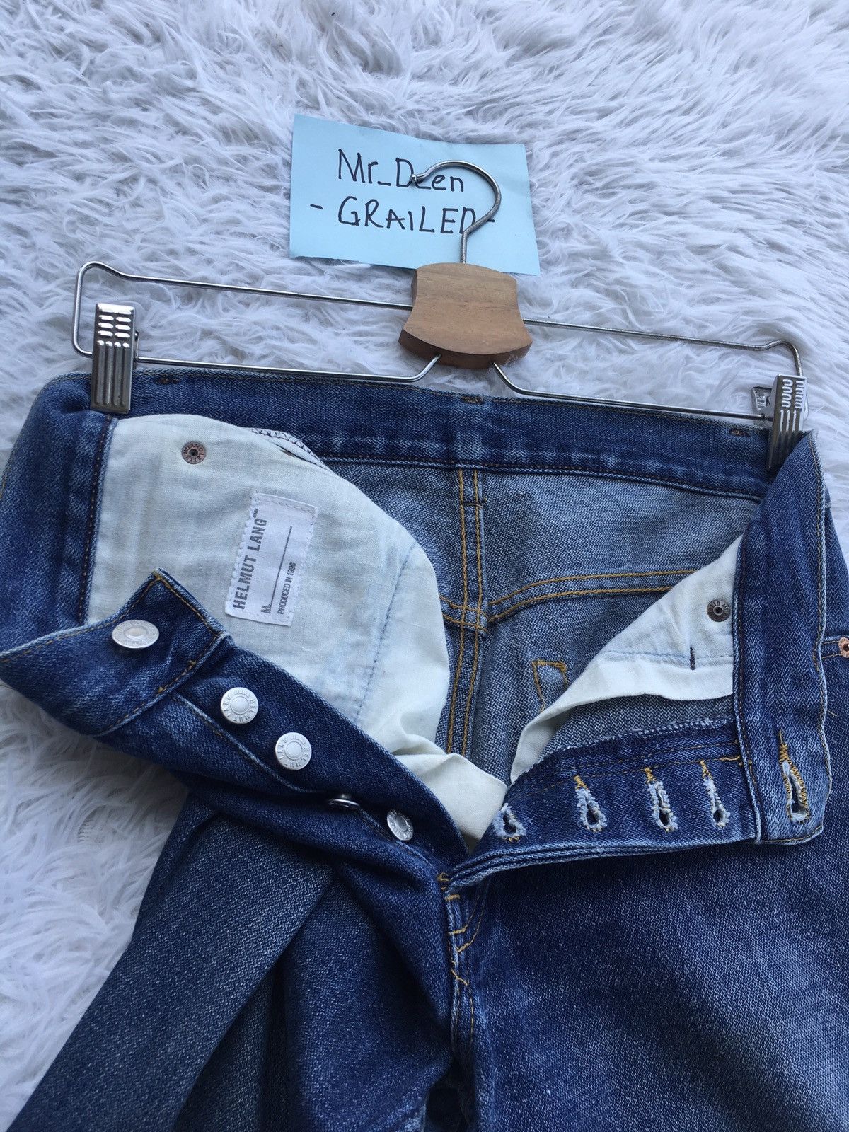 Helmut Lang Rare Vintage Helmut Lang Produced 1996 Straight Cut Denim Size US 30 / EU 46 - 10 Thumbnail