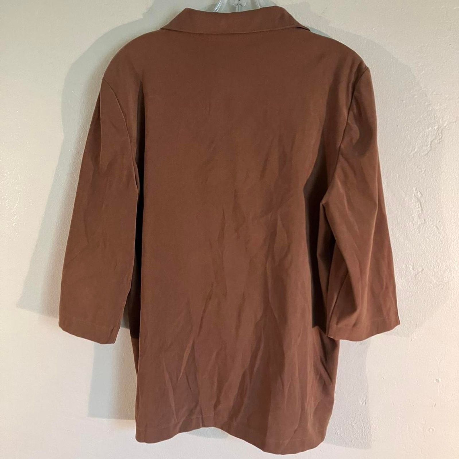Vintage R&K Originals Blouse Button Up Size XL / US 12-14 / IT 48-50 - 3 Thumbnail
