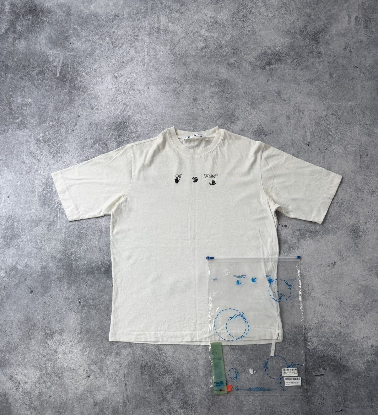 Off-White Off-white spray marker skate white tee Size US M / EU 48-50 / 2 - 1 Thumbnail