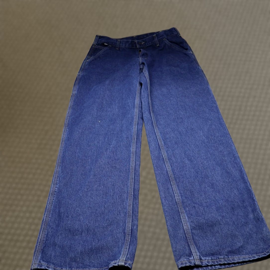 Carhartt Carhartt Mens Jeans 34x36 Medium Wash Denim Flame Resistant Rugged Dungaree Size US 34 / EU 50 - 1 Thumbnail