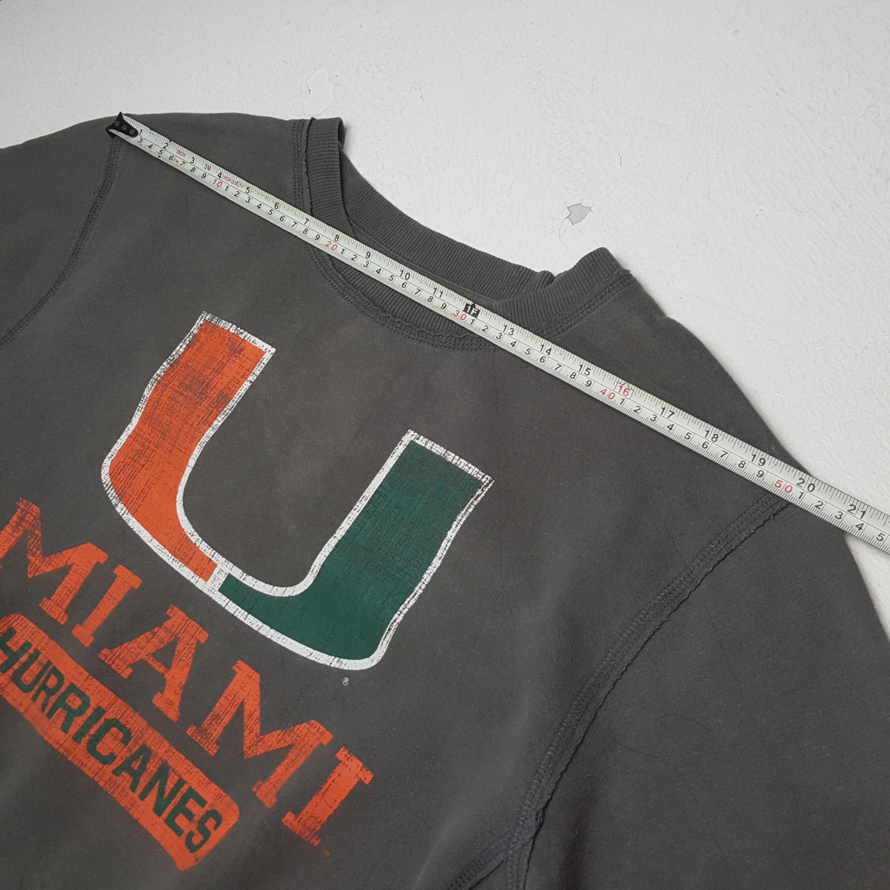 NFL × Vintage Vintage MIAMI HURRICANES NFL American Football Sweatshirts Size US M / EU 48-50 / 2 - 4 Thumbnail