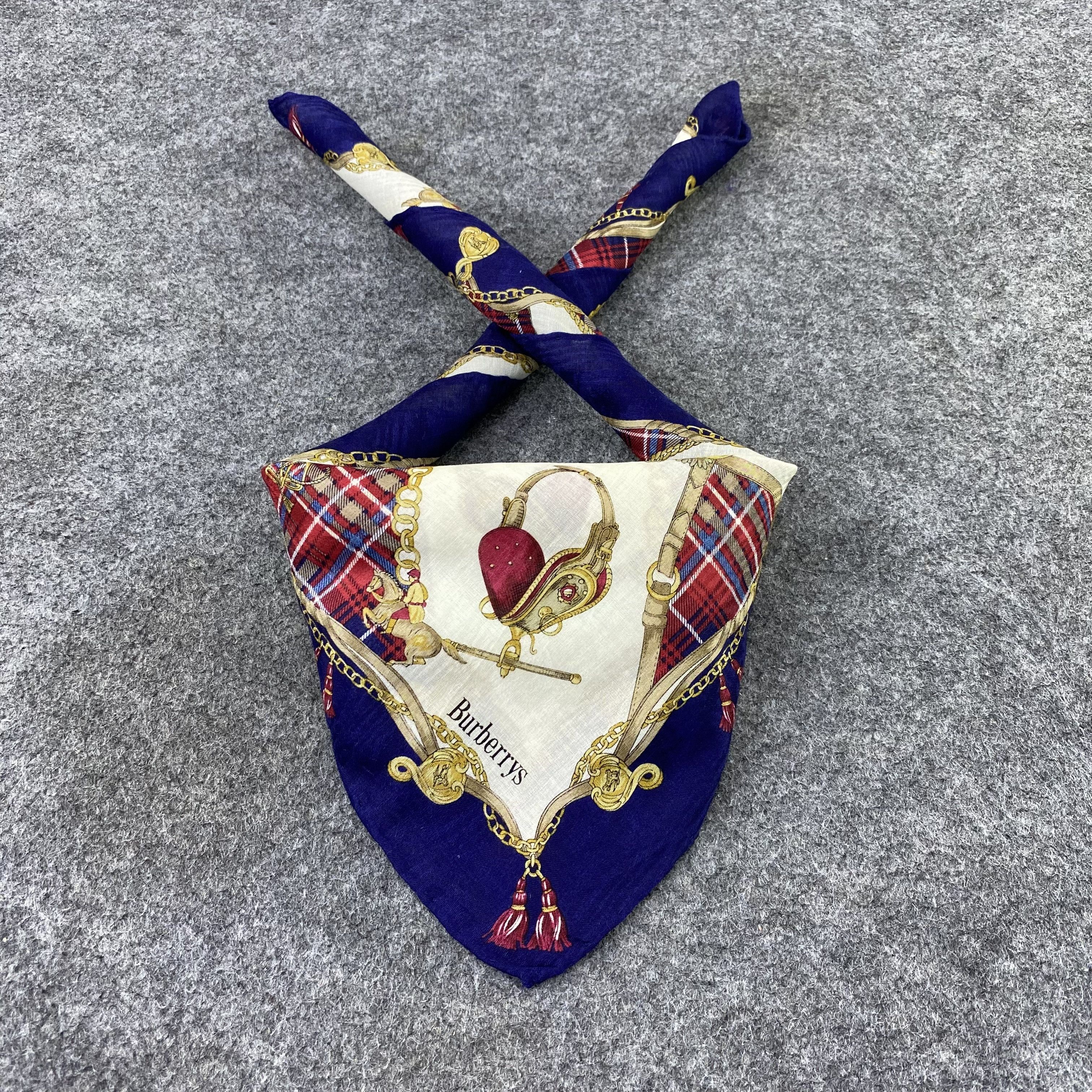 Burberry Burberry Handkerchief / Bandana / Neckerchief-B1196 Size ONE SIZE - 2 Thumbnail