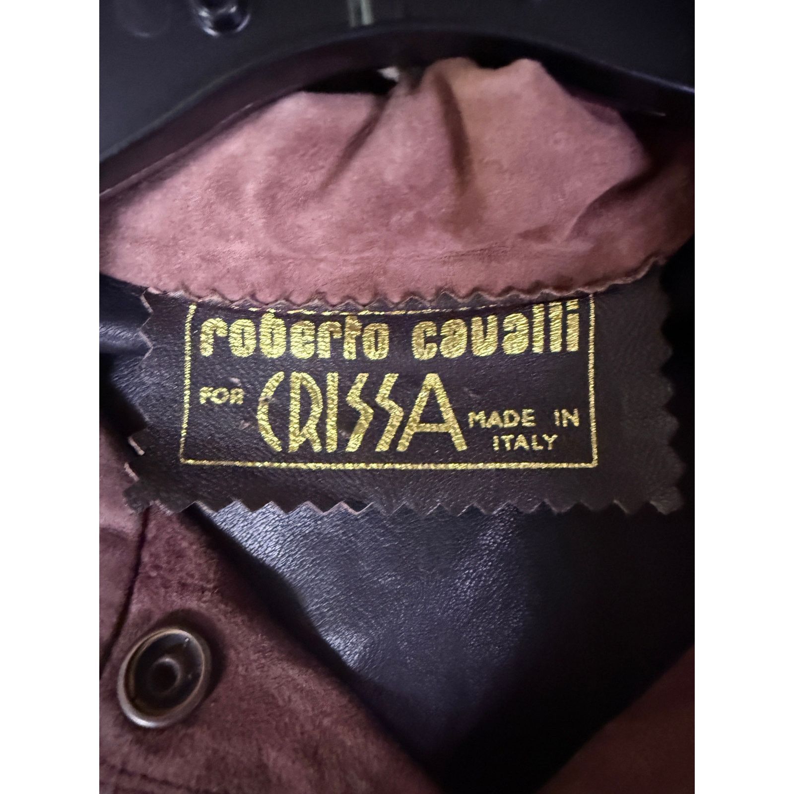 Roberto Cavalli Roberto Cavalli for Crissa 70's Leather Jacket Size US S / EU 44-46 / 1 - 3 Thumbnail