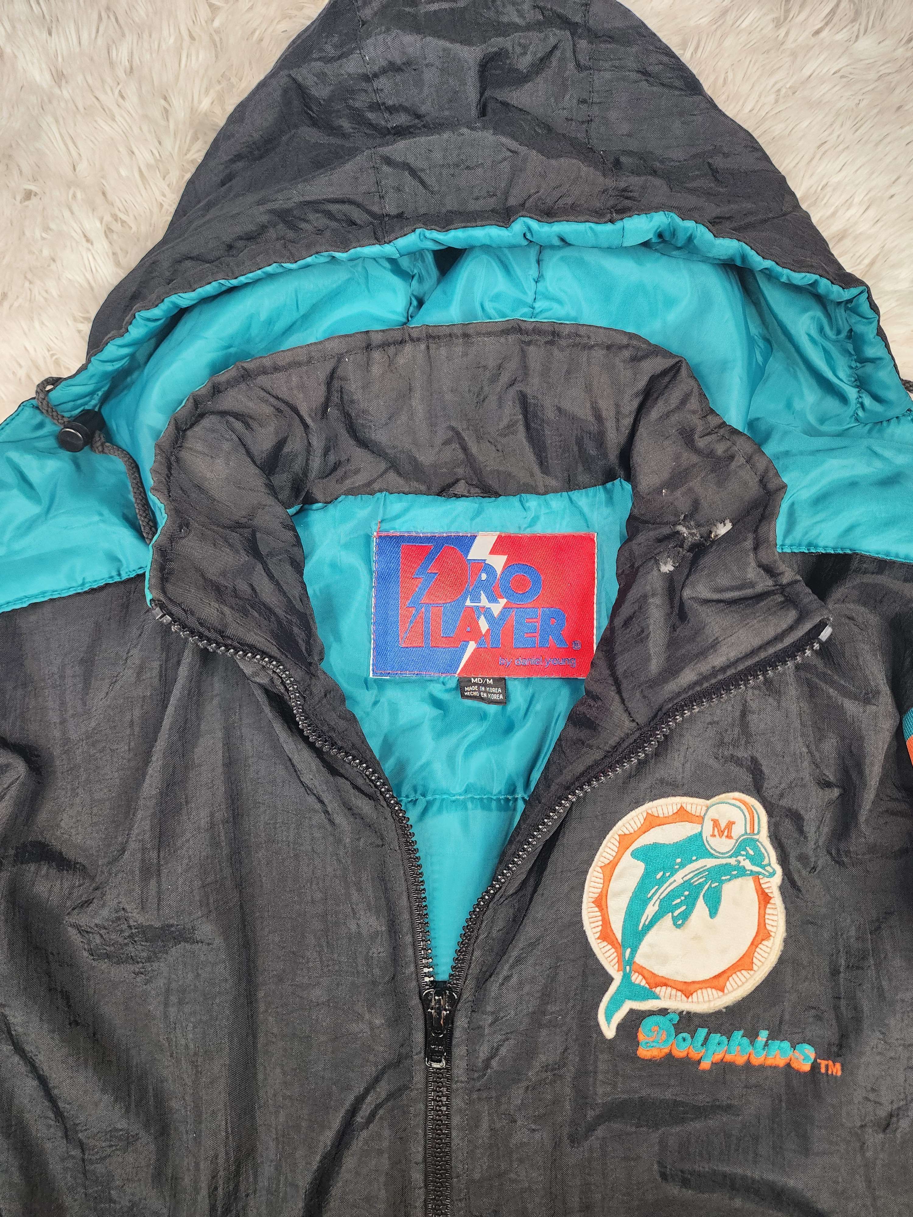 NFL Vintage Pro Player NFL Miami Dolphins windbreaker jacket Size US M / EU 48-50 / 2 - 7 Thumbnail