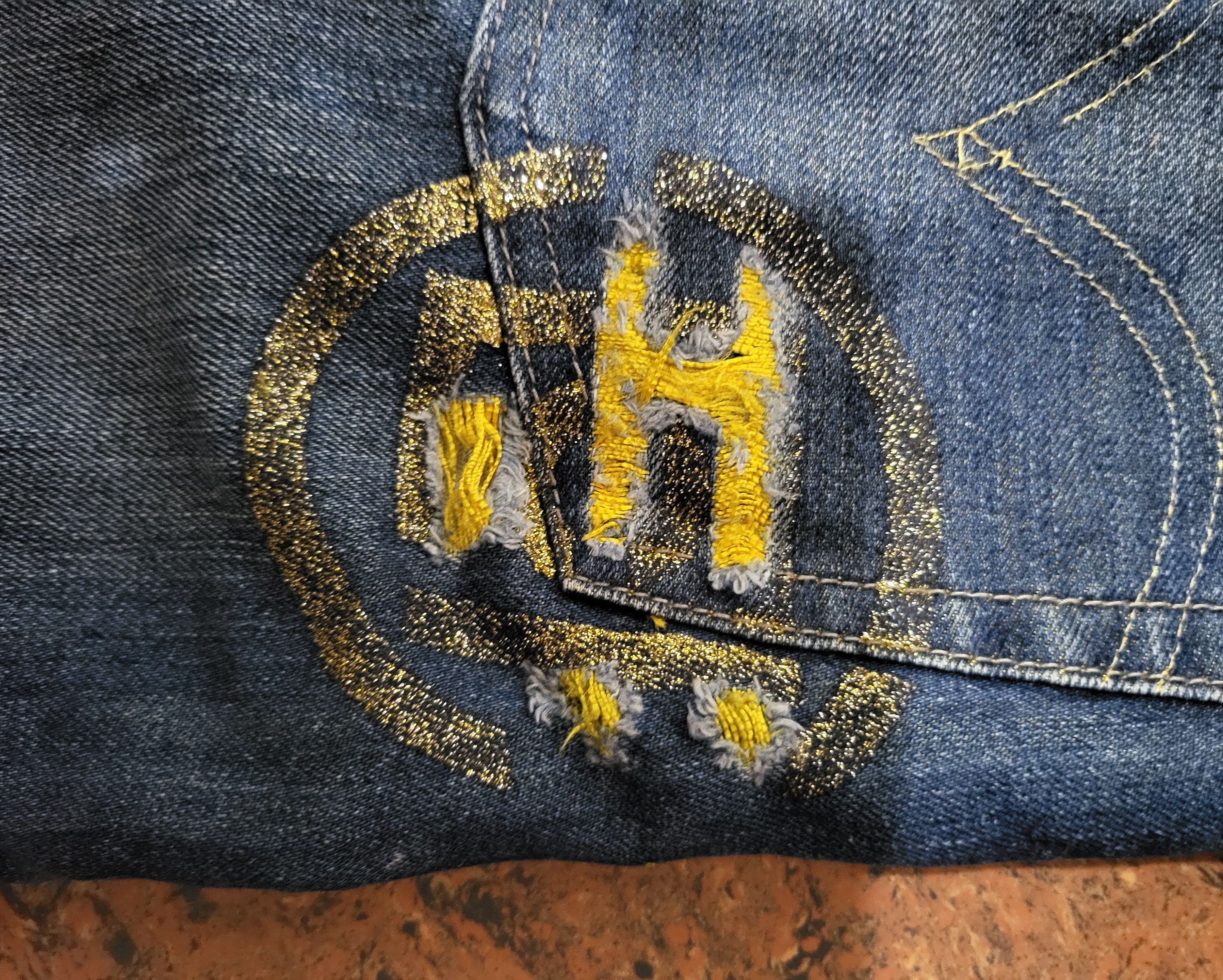 CLOT × Kazuki Kuraishi × Levi's CLOT x KAZUKI x LEVIS GOLD KZKLOT 505 DENIM Size US 32 / EU 48 - 7 Thumbnail