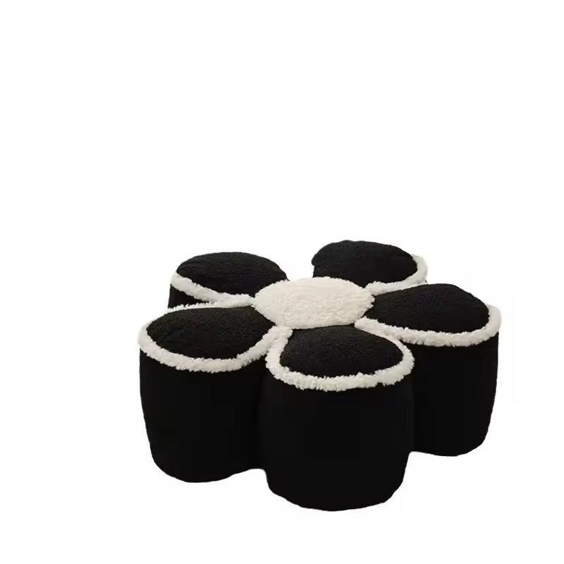 Vintage Nordic Flower Shaped Irregular Seat Pier Seat Cushion Size ONE SIZE - 3 Thumbnail