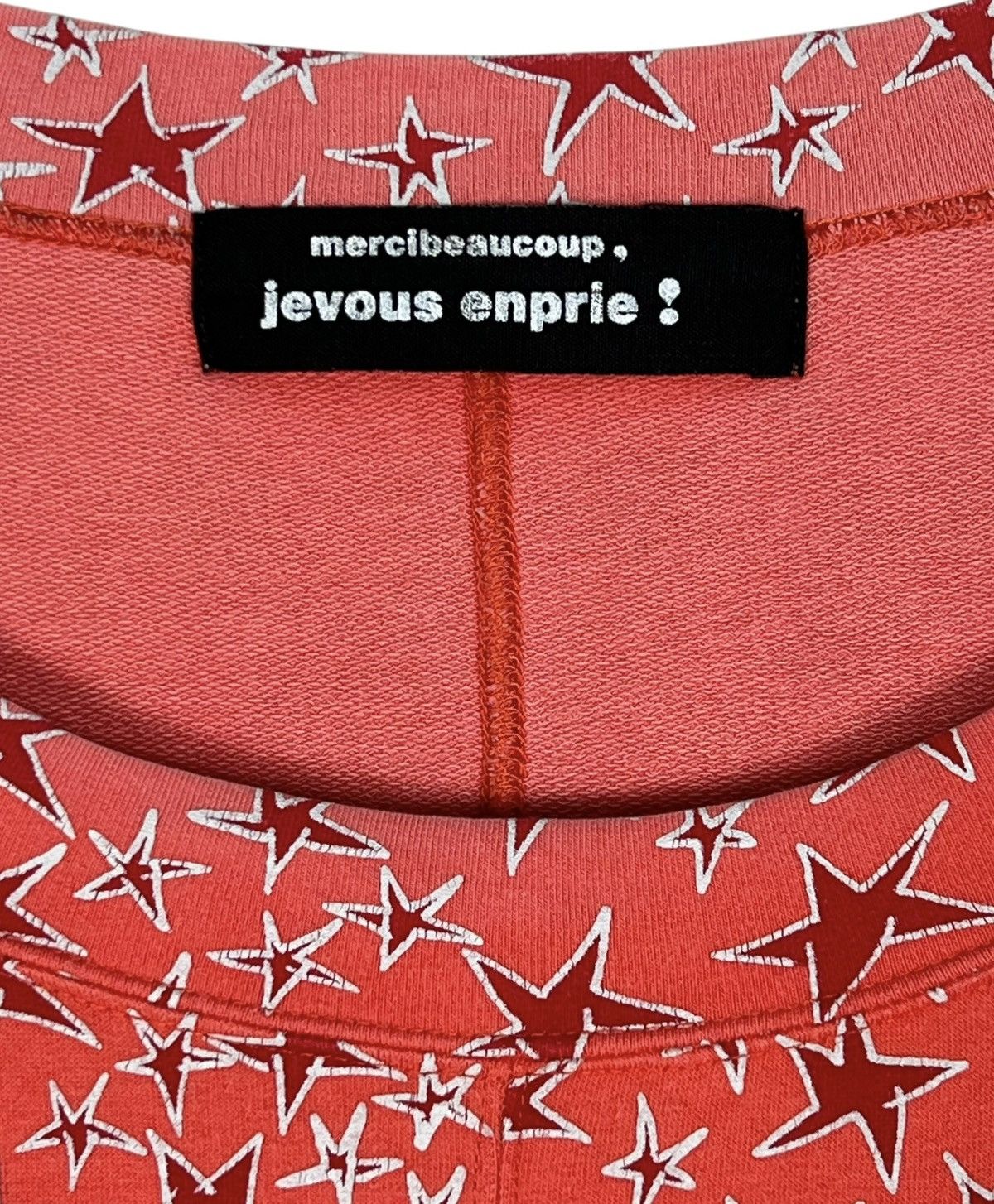 Issey Miyake Vintage Mercibeaucoup Star Sweatshirt Red Japanese Designer Size US M / EU 48-50 / 2 - 7 Thumbnail