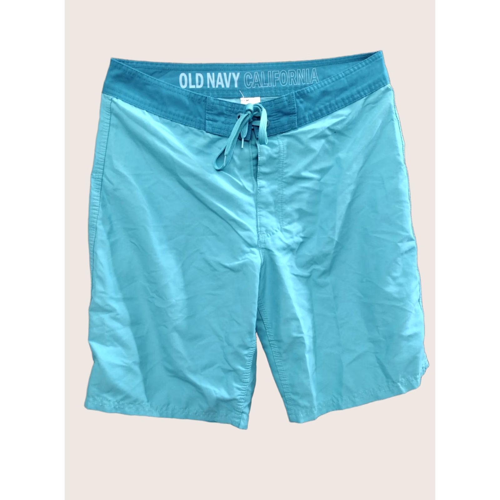 Old Navy Old Navy Men's Aqua Blue Board Shorts Swim Trunks 32 Blue Pockets Beach Mens Size US 32 / EU 48 - 1 Thumbnail
