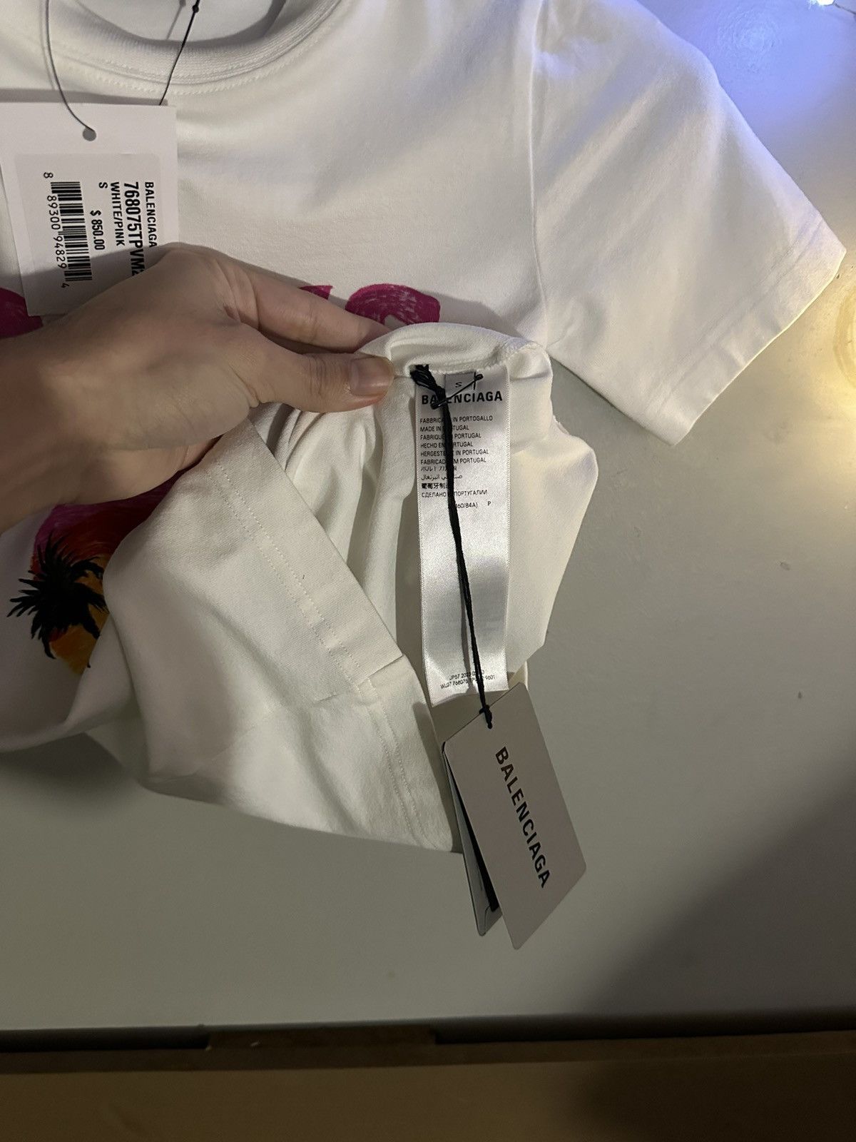 Balenciaga Balenciaga tropical Paris t shirt size small Size S / US 4 / IT 40 - 5 Thumbnail