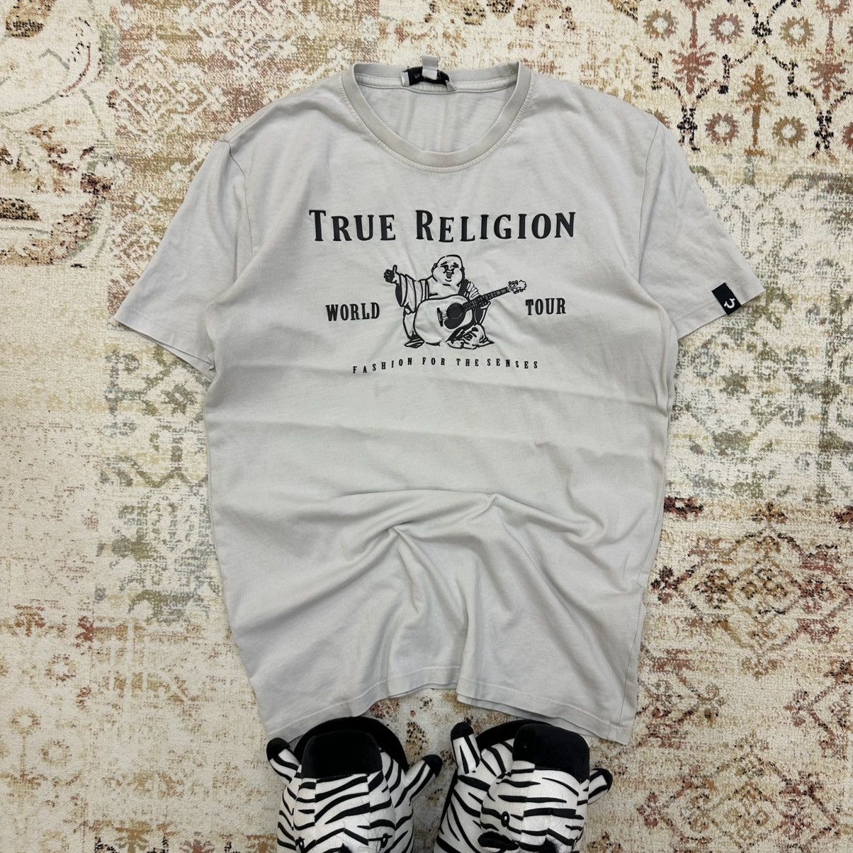 True Religion × Vintage Vintage T-shirts Style By True Religion Trashed Y2K Hype Size US M / EU 48-50 / 2 - 1 Thumbnail