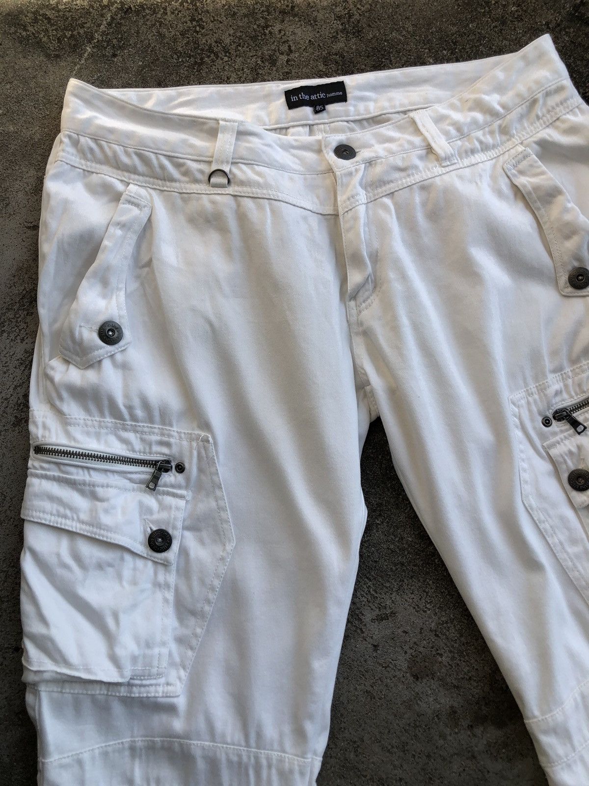 In The Attic In The Attic Homme Punk Bike Pants Bondage Cargo Multipocket Size US 36 / EU 52 - 3 Thumbnail