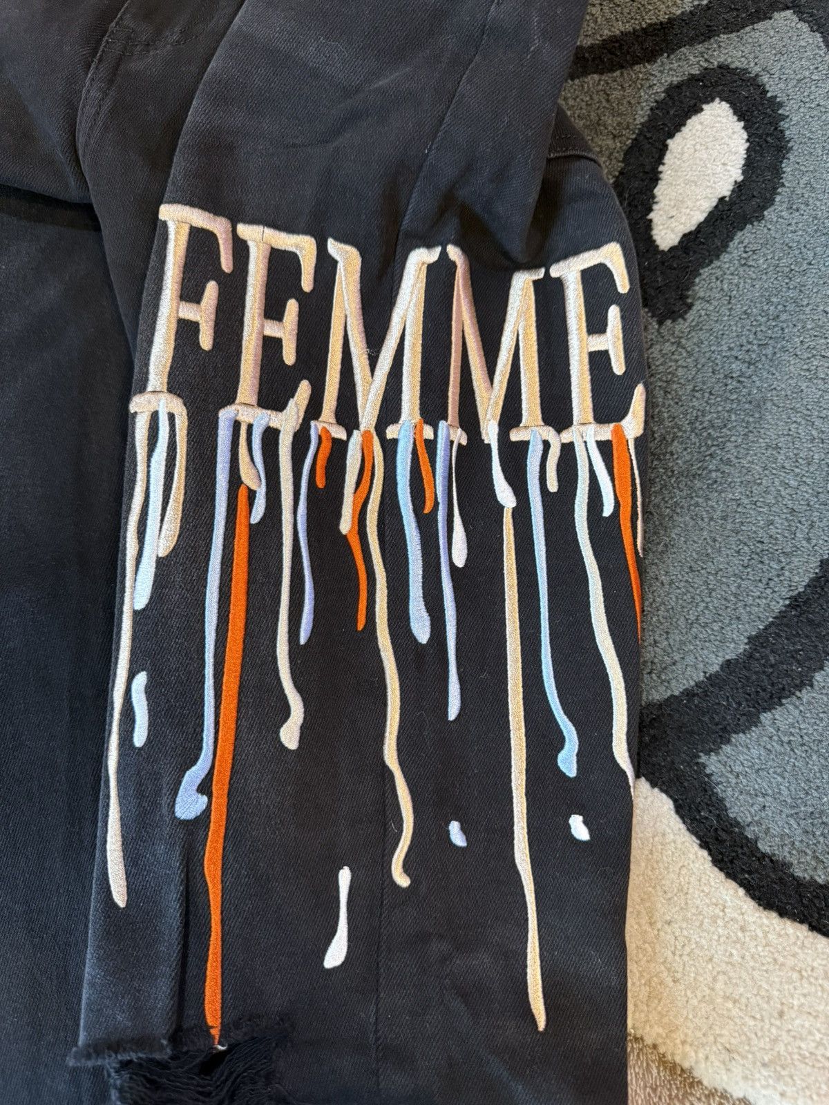 Homme + Femme La Homme Femme Jeans Size US 38 / EU 54 - 3 Thumbnail