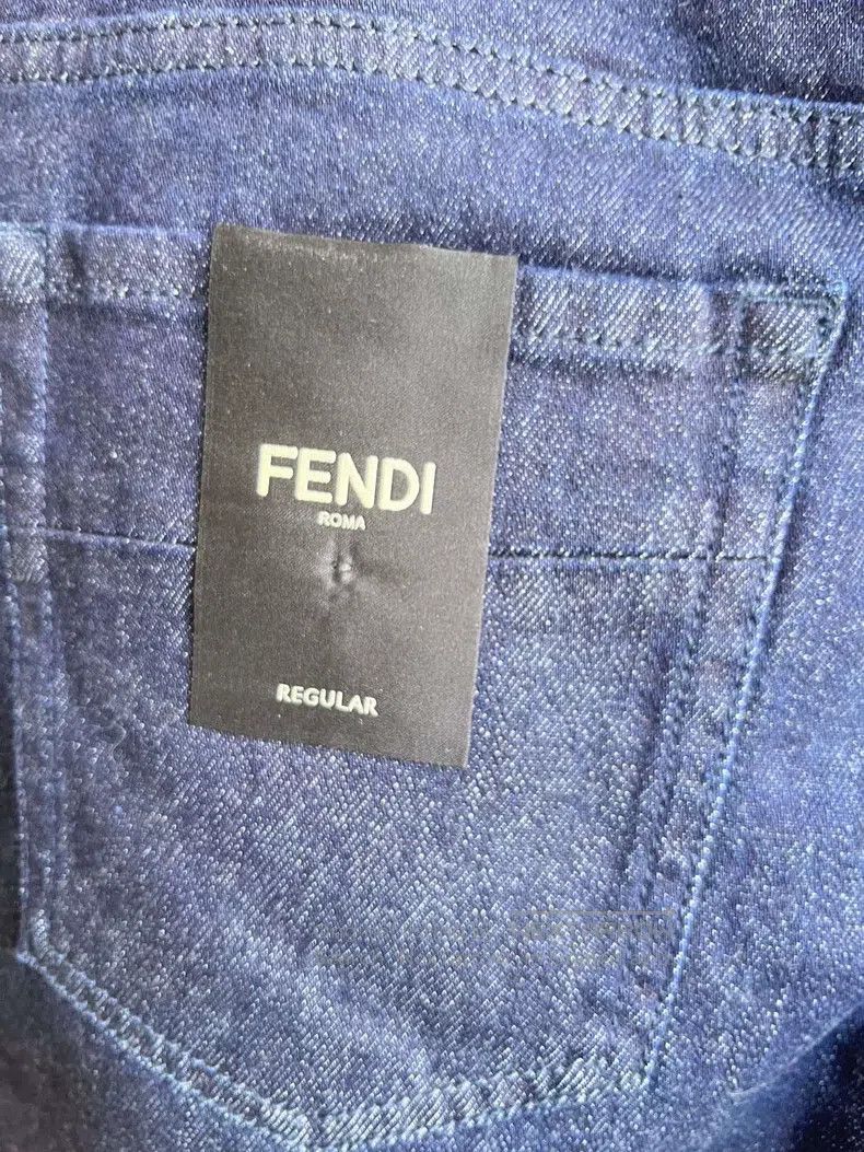 Fendi Fendi Jigsaw embroidery pattern jeans Size US 32 / EU 48 - 8 Thumbnail