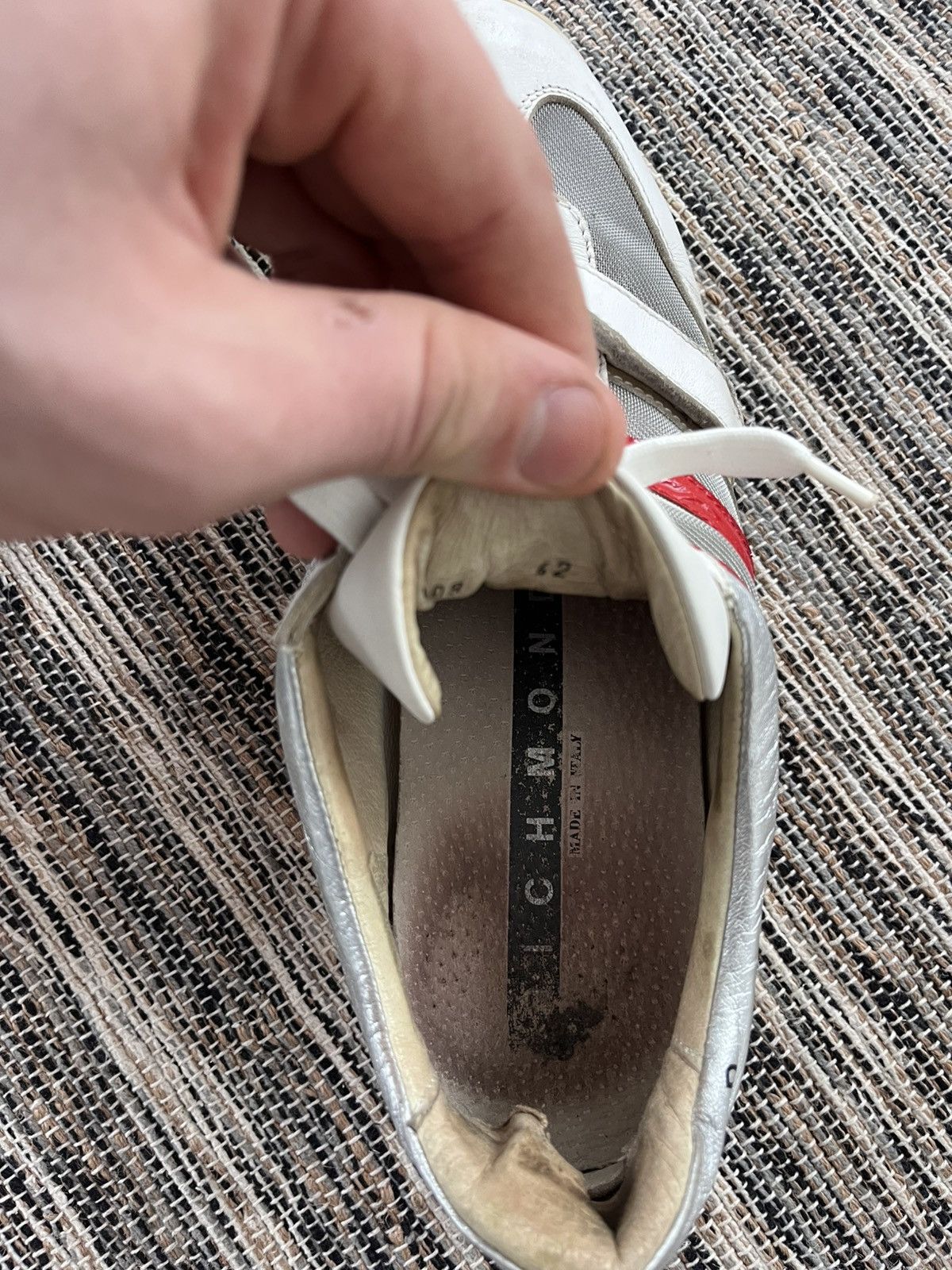 John Richmond Rare Vintage John Richmond White Leather Sportswear Sneakers Size US 9 / EU 42 - 22 Thumbnail