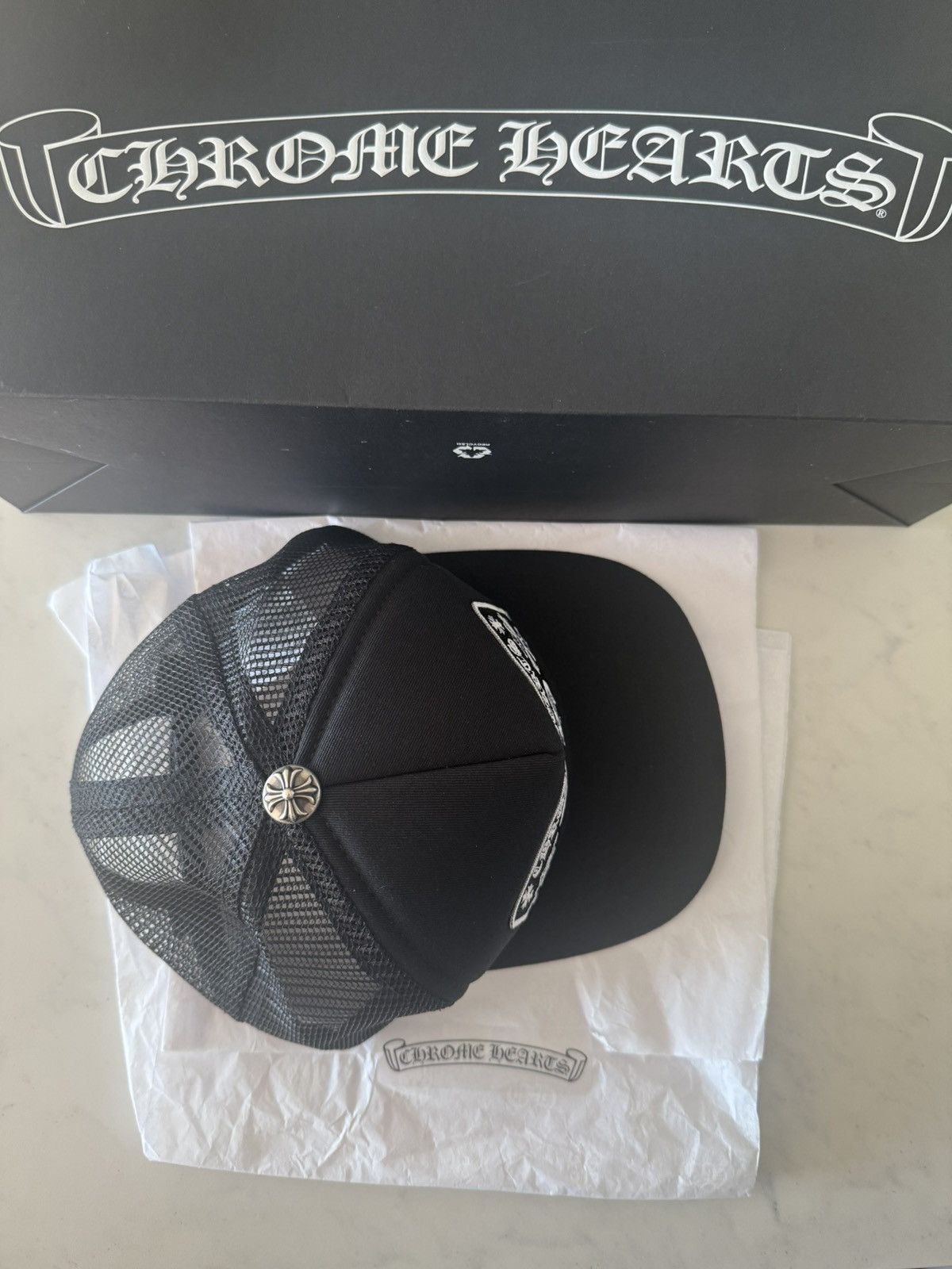 Chrome Hearts Chrome Hearts Trucker Hat Size ONE SIZE - 2 Thumbnail