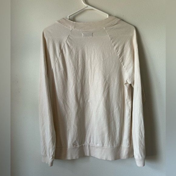 TNA TNA Cream Long Sleeve Shirt Size S / US 4 / IT 40 - 2 Thumbnail