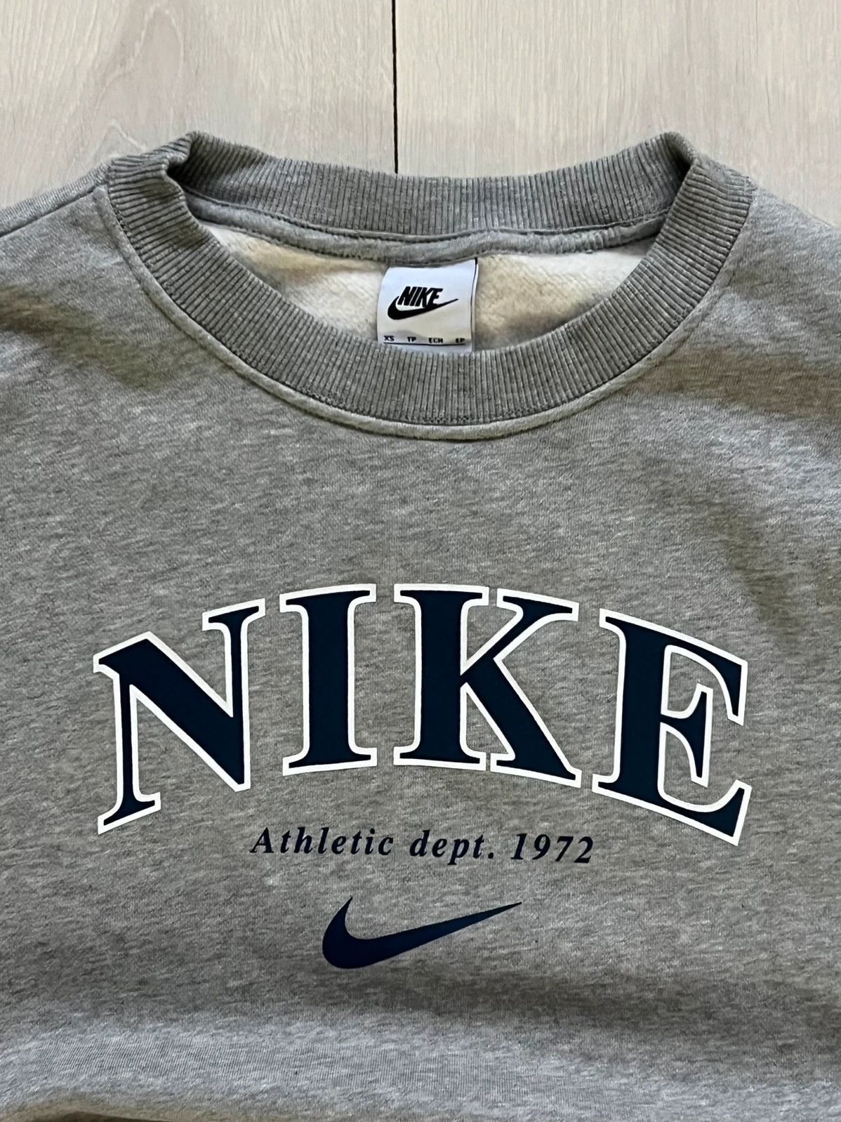 Nike Nike sweatshirt big logo spellout royal blue Xs Size XS / US 0-2 / IT 36-38 - 5 Thumbnail