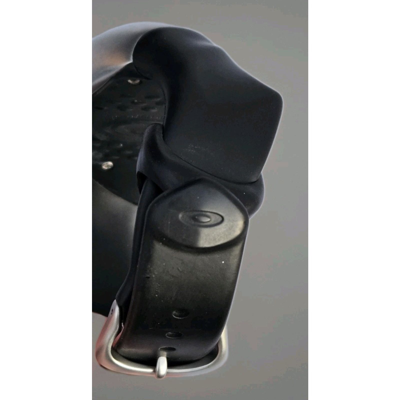 Oakley Vintage Oakley 1.0 Bullet Crush Watch Black Y2K Silver Face Size 30 - 14 Thumbnail