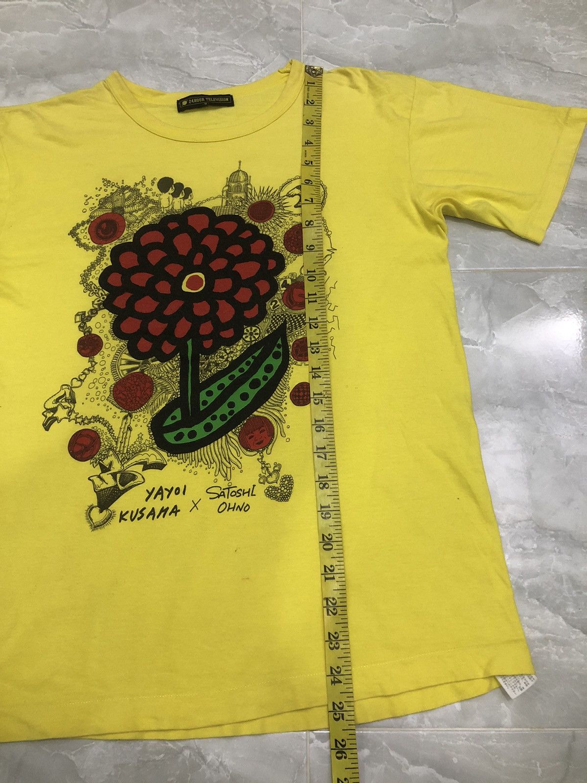 Japanese Brand × Takashi Murakami × Yayoi Kusama Vintage 24 Hours Television Yayoi Kusama Love Forever Shirt Size US S / EU 44-46 / 1 - 16 Thumbnail