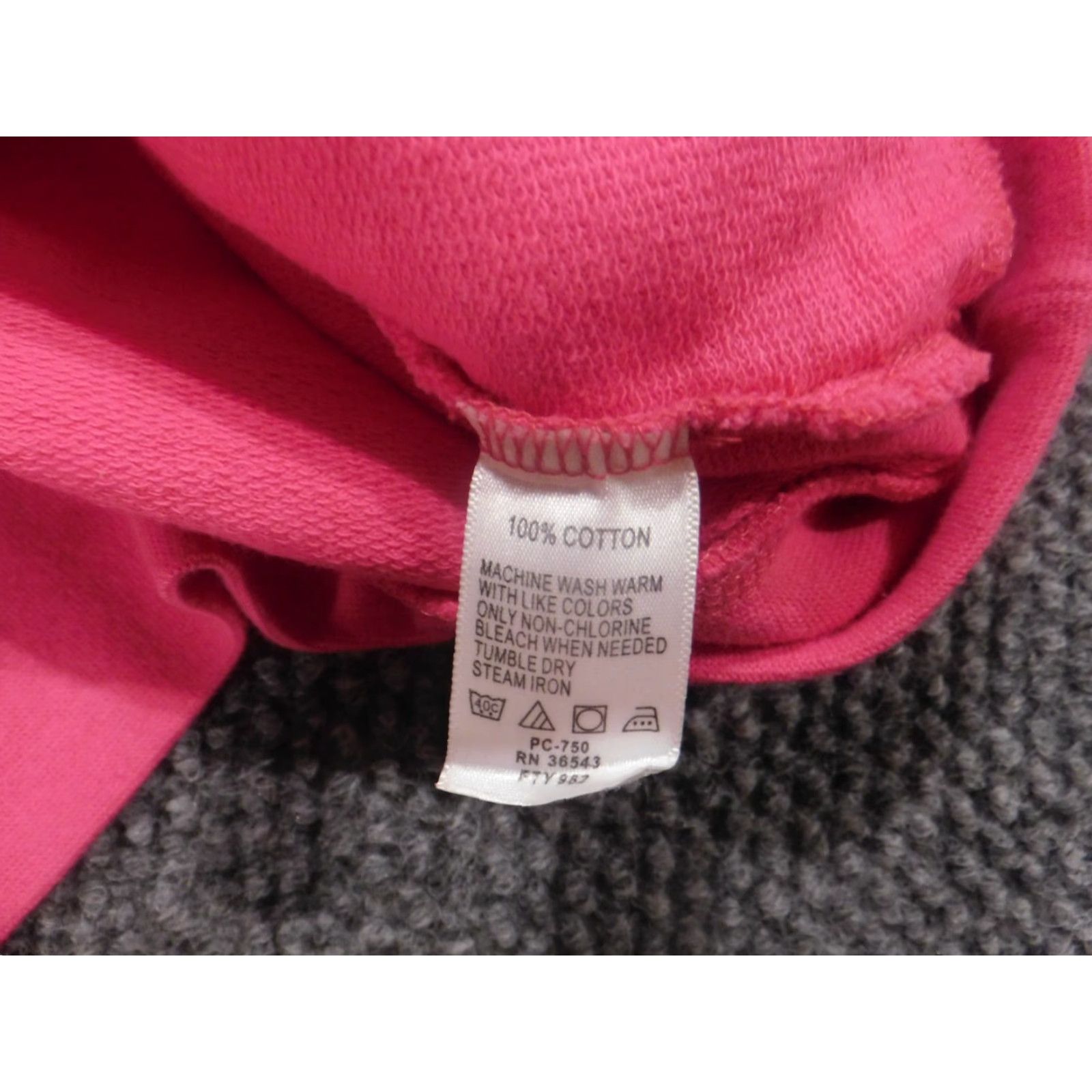 Izod IZOD Sweater Womens L Pink Full Zip Hoodie Stretch Cable-Knit Raglan Sleeve Classic Knit Size L / US 10 / IT 46 - 7 Thumbnail