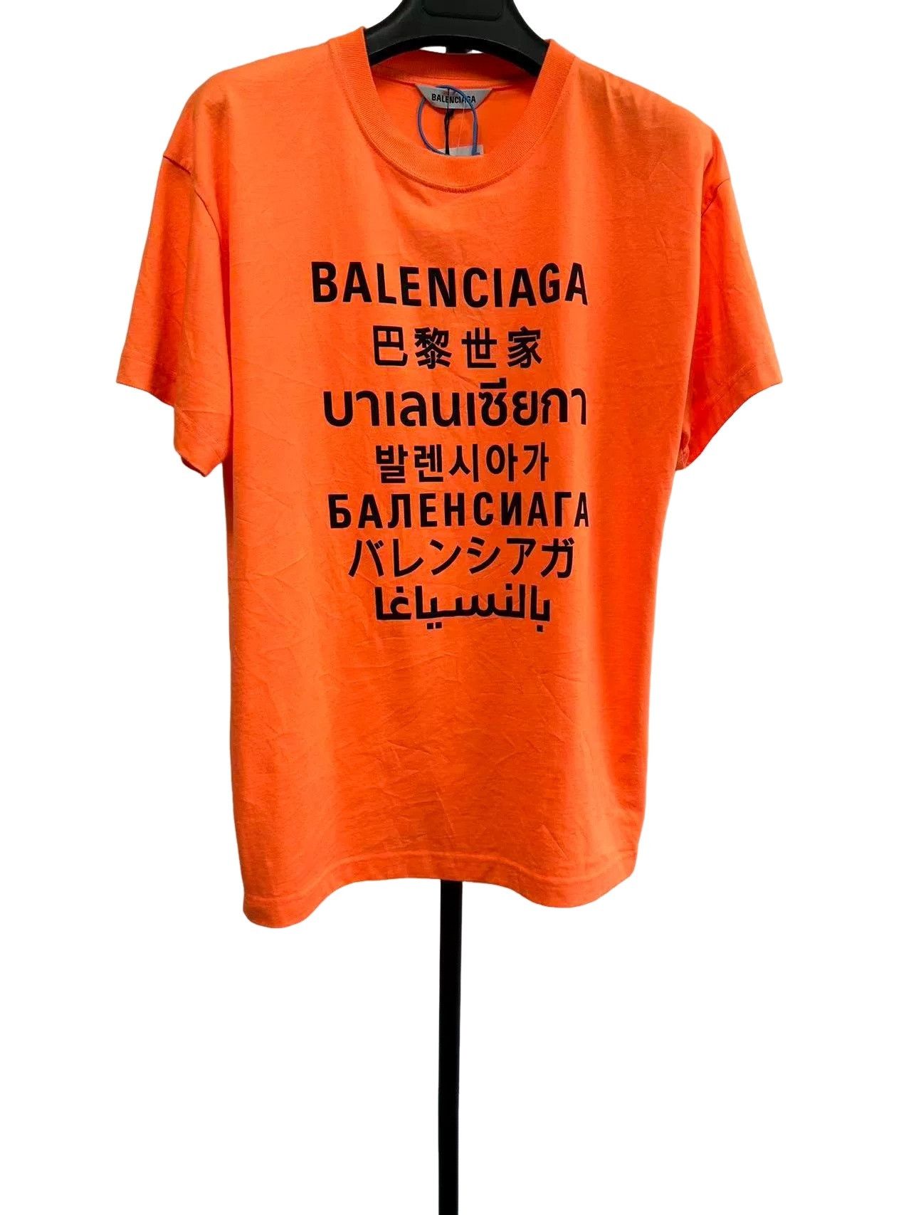 Balenciaga Balenciaga Multi-Language Logo T-Shirt XS Size US XS / EU 42 / 0 - 1 Thumbnail