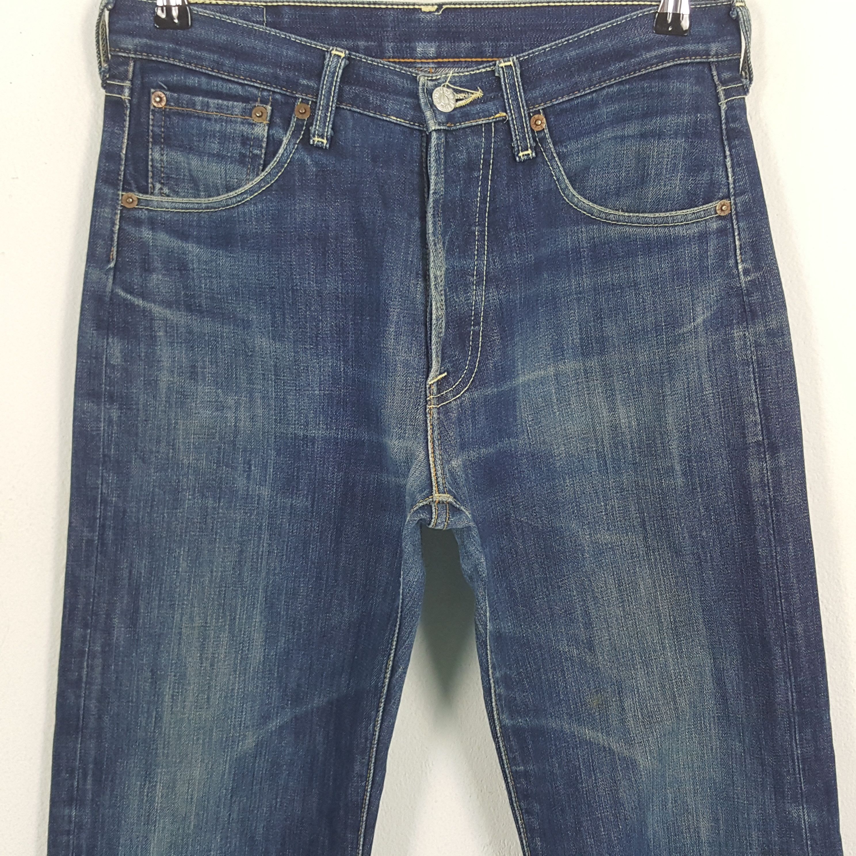 Evisu × Japanese Brand × Vintage Vintage EVISU Japanese Brand Daicock Custom Art Denim Jeans Size US 35 - 6 Thumbnail