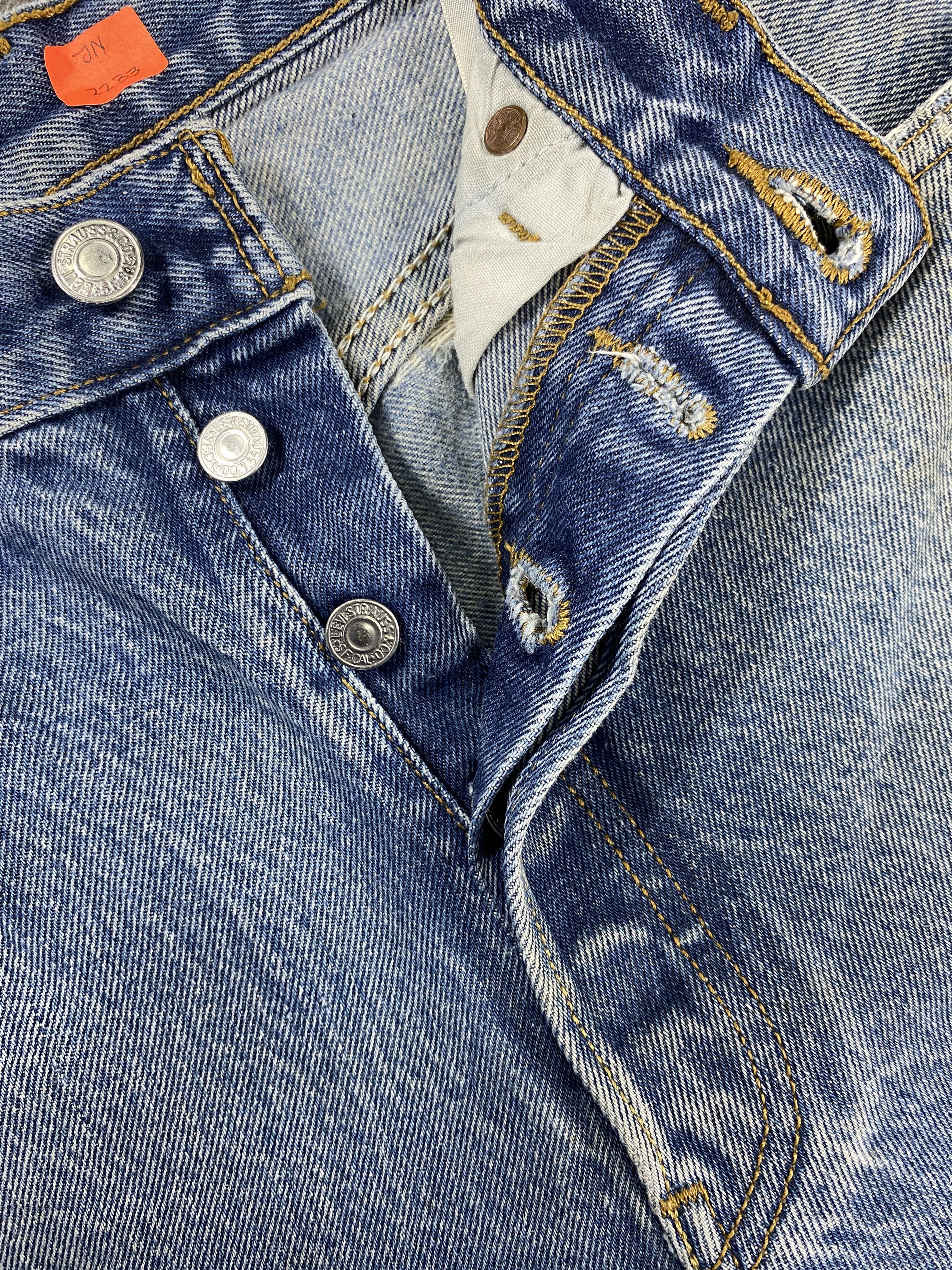 Levi's Dirty Used Blue Vintage Levi's 501 30x28.5 Denim -JN2233 Size US 30 / EU 46 - 6 Thumbnail