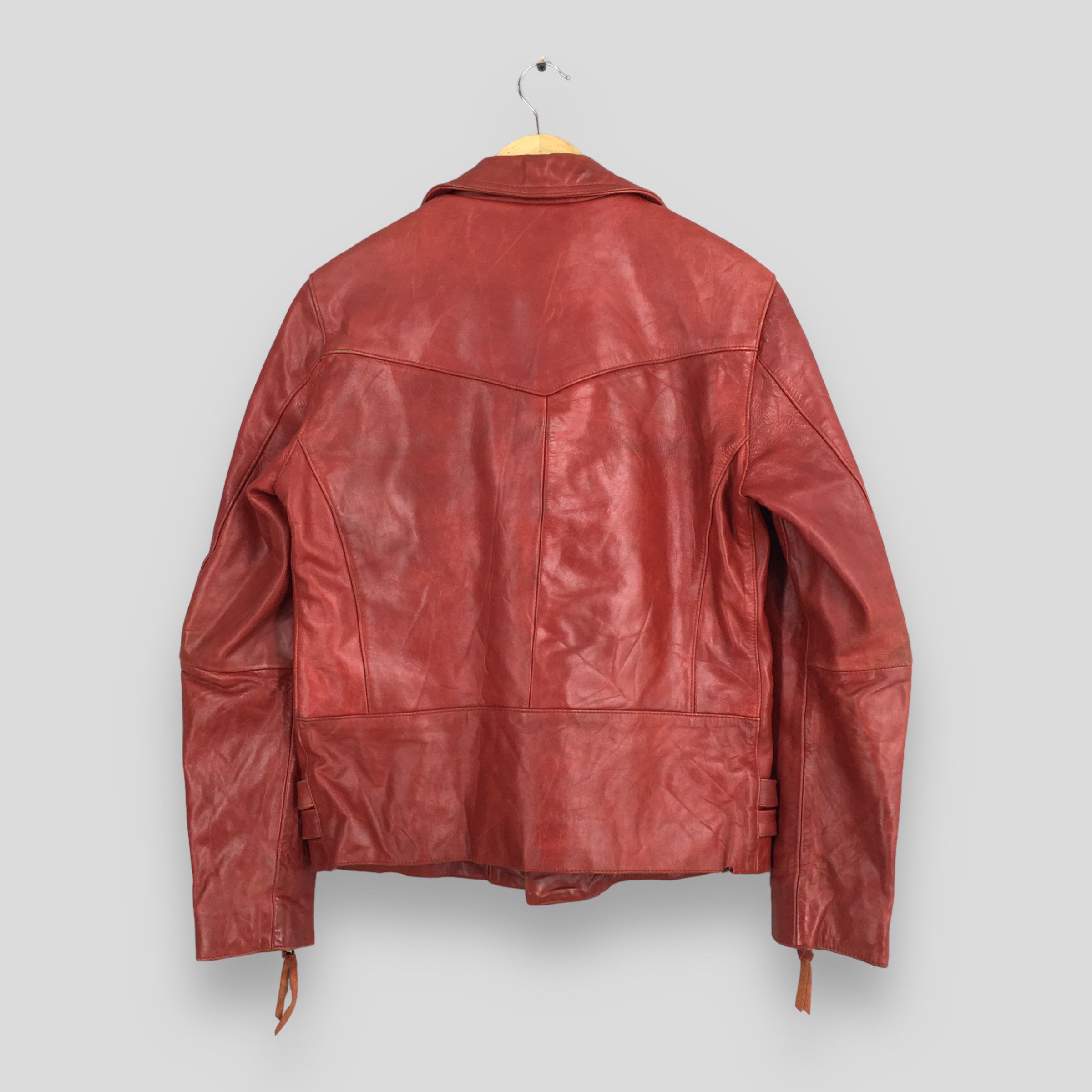 Vintage Vintage Haruf Double Collar Punk Schott Leather Jacket M Size US M / EU 48-50 / 2 - 7 Thumbnail