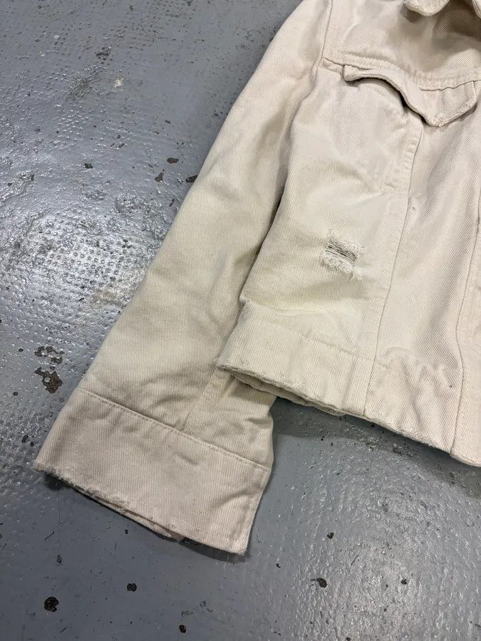 Dolce & Gabbana SS1999 Dolce & Gabbana Cream Light Denim Jacket Size XS / US 0-2 / IT 36-38 - 7 Thumbnail