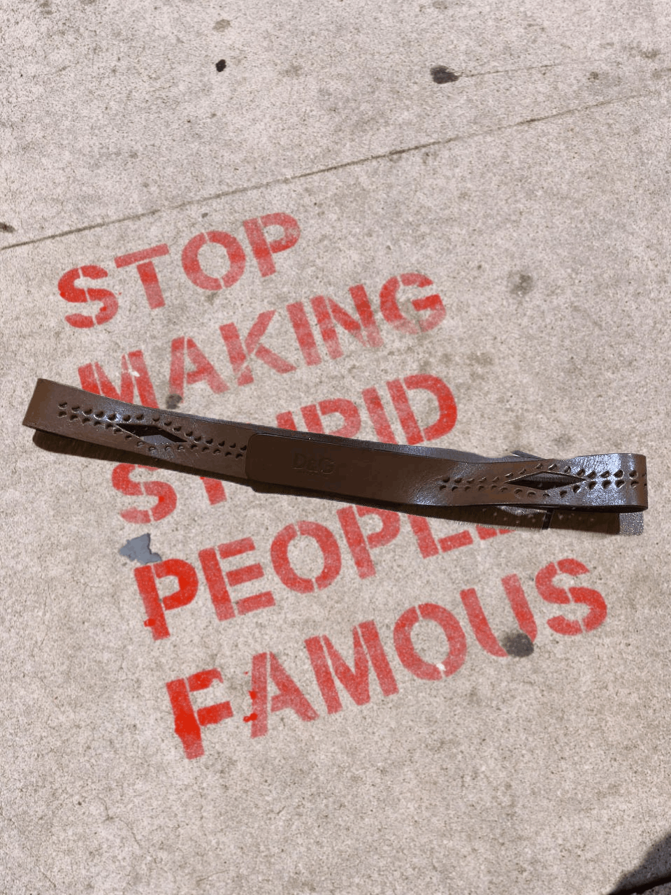 Dolce & Gabbana Vintage Dolce & Gabbana Leather Belt Size ONE SIZE - 1 Thumbnail