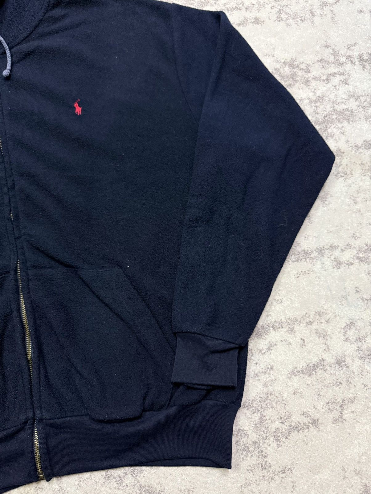 Polo Ralph Lauren Vintage Polo Ralph Lauren Small Pony Fleece Zip Up Sweater Size US XL / EU 56 / 4 - 5 Thumbnail