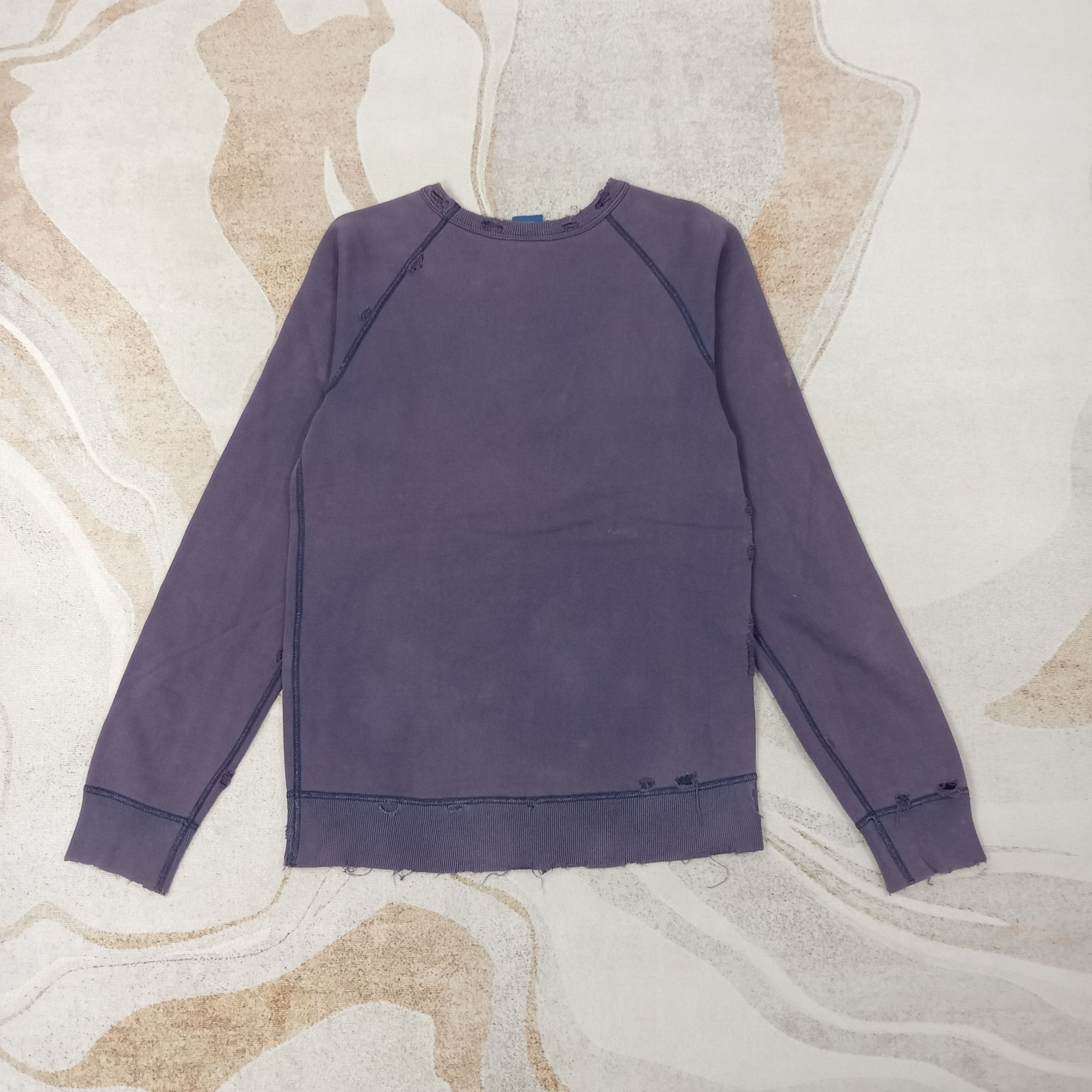 Hysteric Glamour Hysteric Glamour Distressed Style Sweatshirt C260N1 Size US XS / EU 42 / 0 - 4 Thumbnail