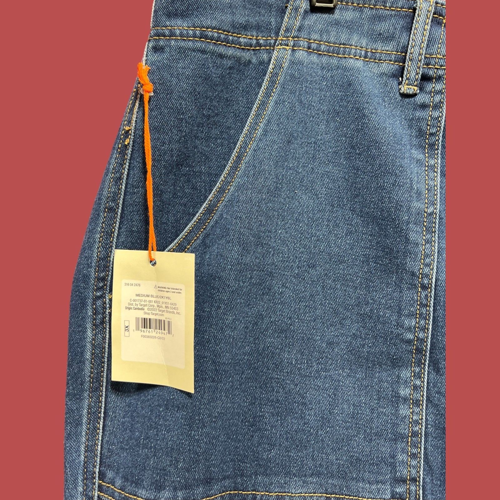 Other Knox Rose - Women's High Waist Stretch Pants - Blue - 3X Size 42" / US 20 - 8 Thumbnail