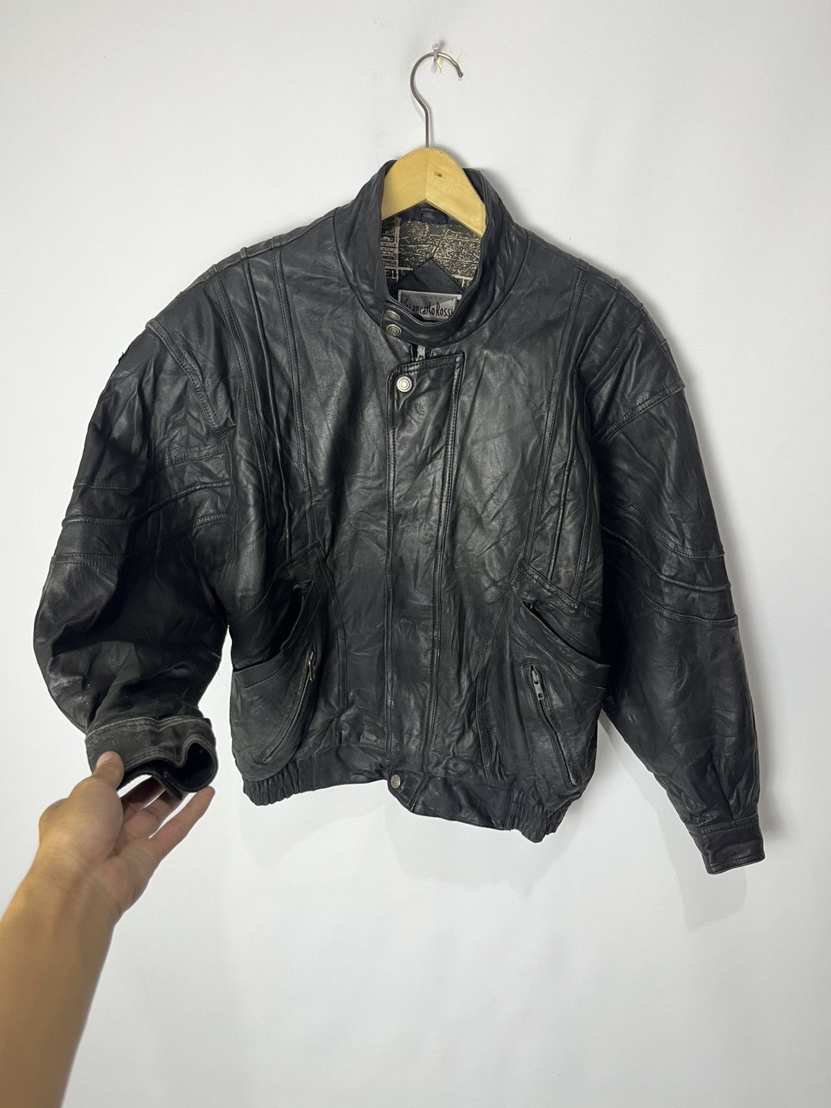 GIAN CARLO ROSSI giancarlo rossi leather jacket Size US M / EU 48-50 / 2 - 1 Thumbnail