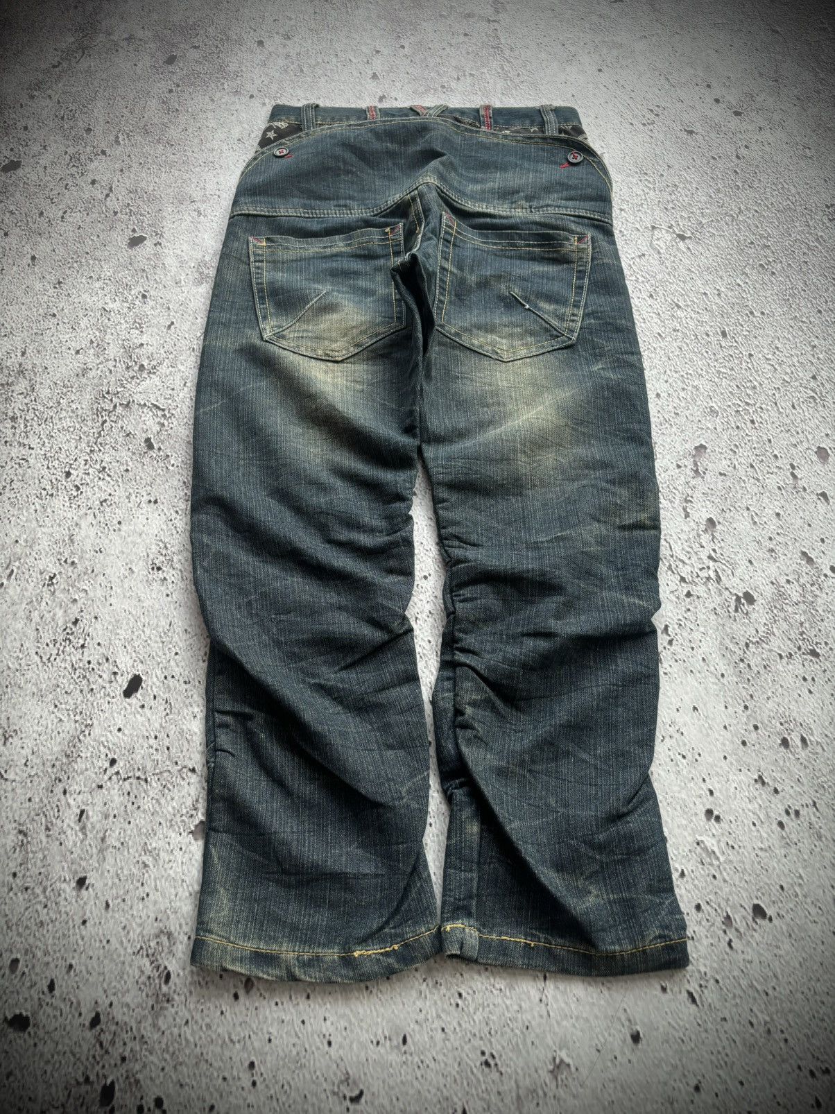 Hysteric Glamour Y2k Ba-tsu studio Skull Punk style Jeans Size US 28 / EU 44 - 2 Thumbnail