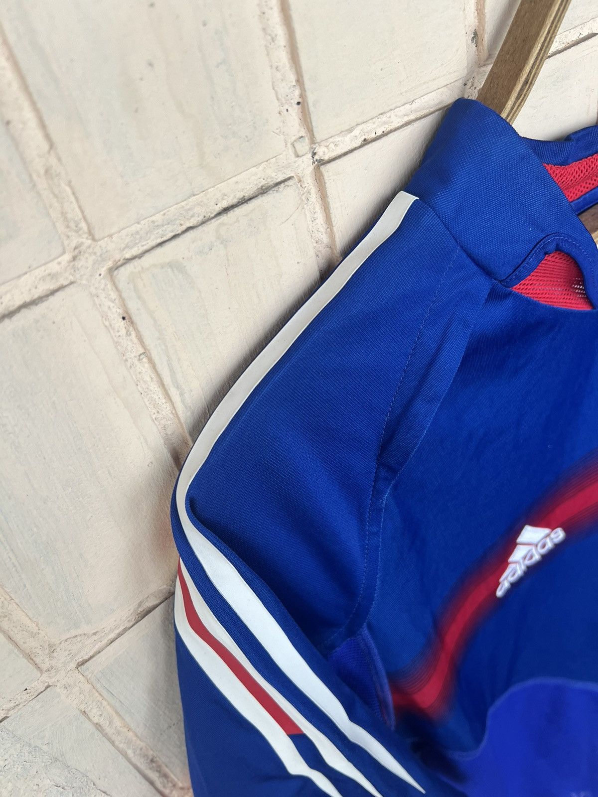 Adidas Vintage Adidas 2003 F.F.F French National Soccer Jersey Size US M / EU 48-50 / 2 - 12 Thumbnail