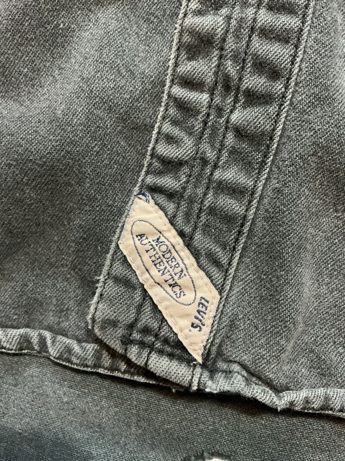 Levi's Vintage 90s Levis Modern Authentics Black Button L/S Shirt Size US M / EU 48-50 / 2 - 6 Thumbnail